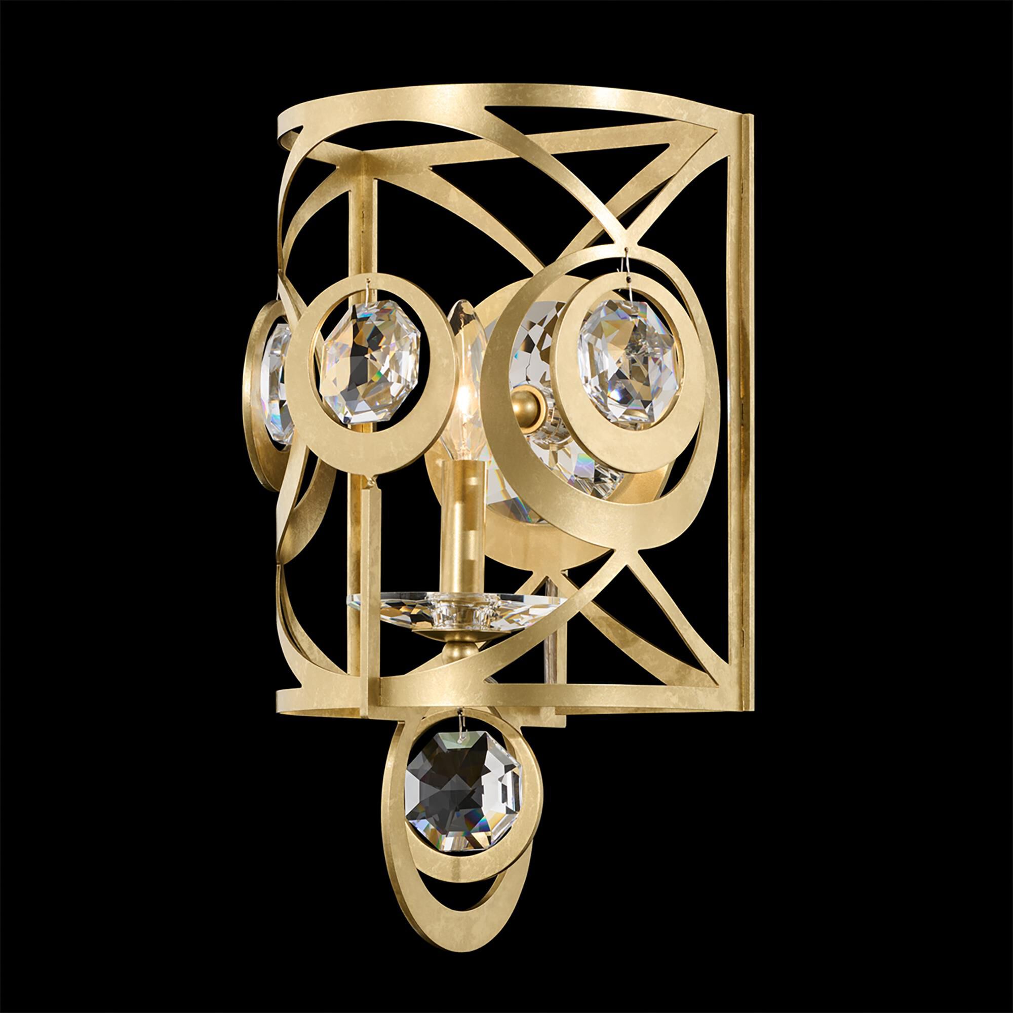 Shown in Heirloom Silver finish and Clear Radiance crystal