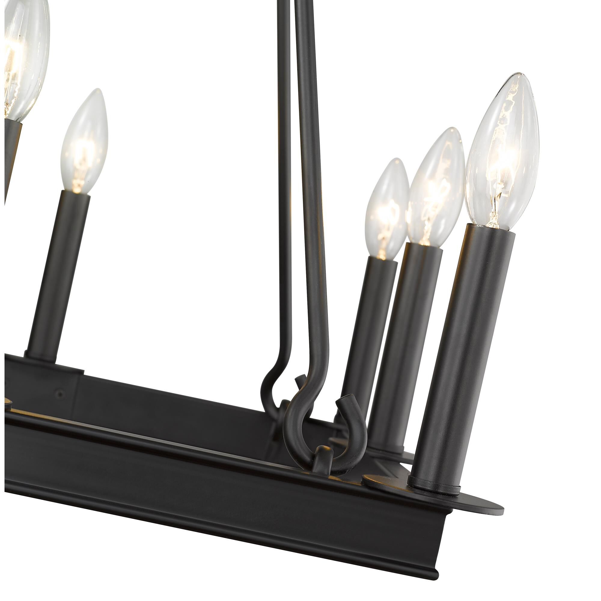 Barclay 20 Inch 8 Light Mini Chandelier by Z-Lite