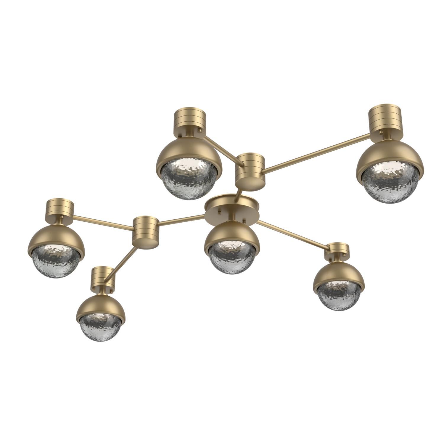Levi Wilson Cabochon 41 Inch Flush Mount by Hammerton Studio