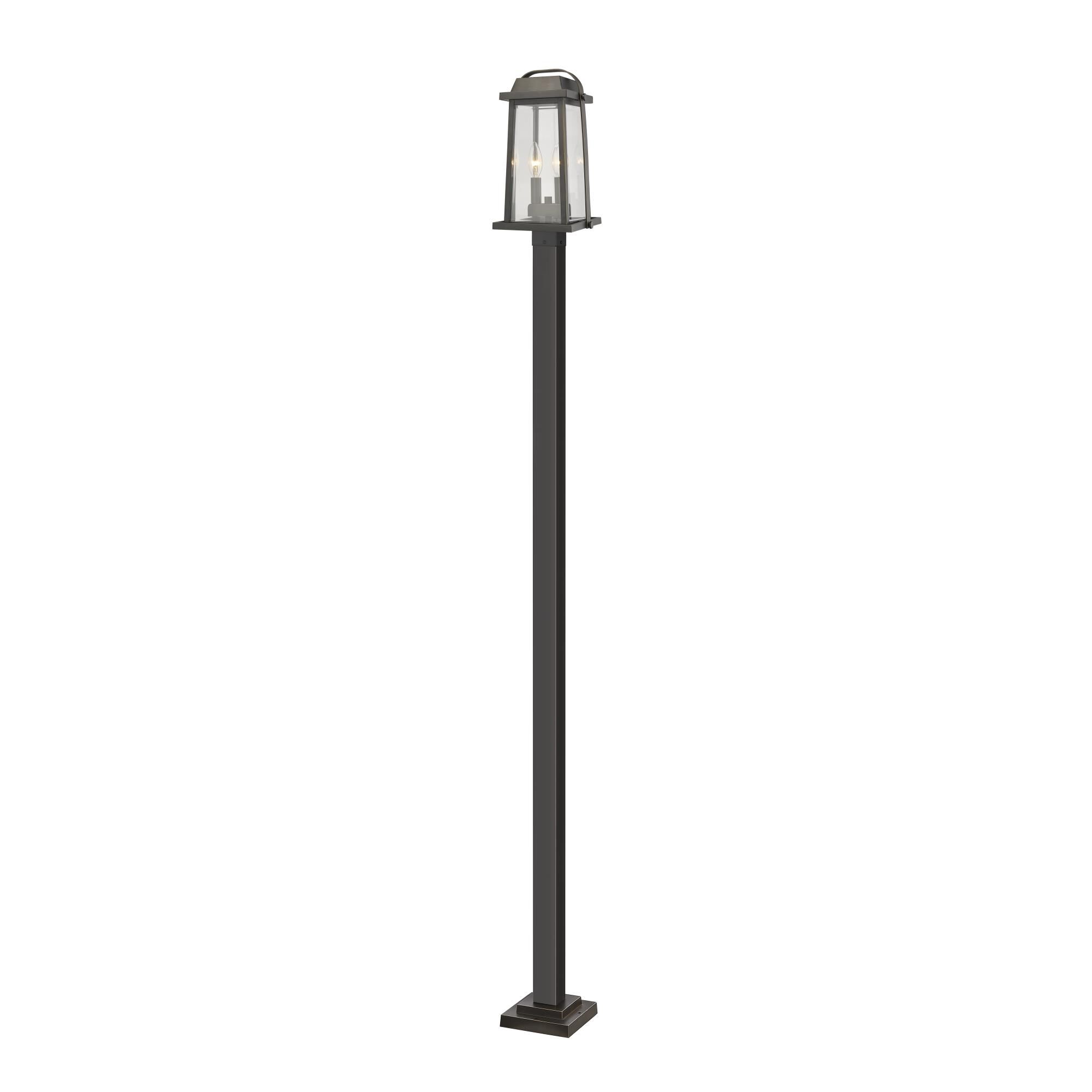 Millworks 110 Inch Tall 2 Light Outdoor Post Lamp by Z-Lite
