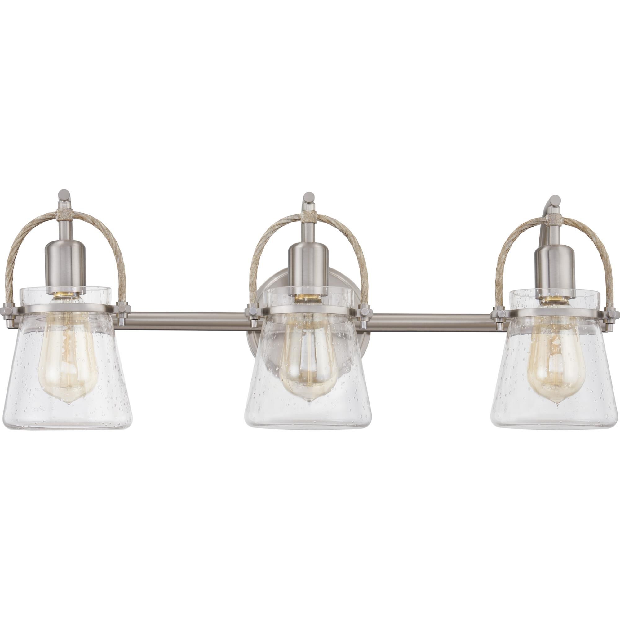 Stafford 24 Inch 3 Light Bath Vanity Light by Quoizel - Clearance