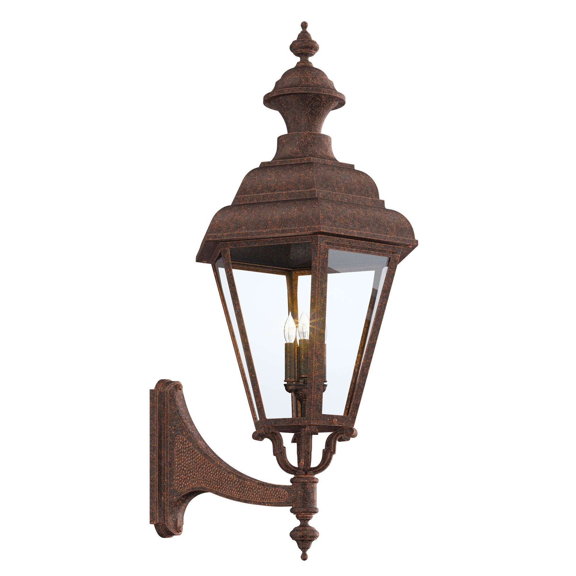 Jamestown 52 Inch Tall 4 Light Outdoor Wall Light by Hanover Lantern
