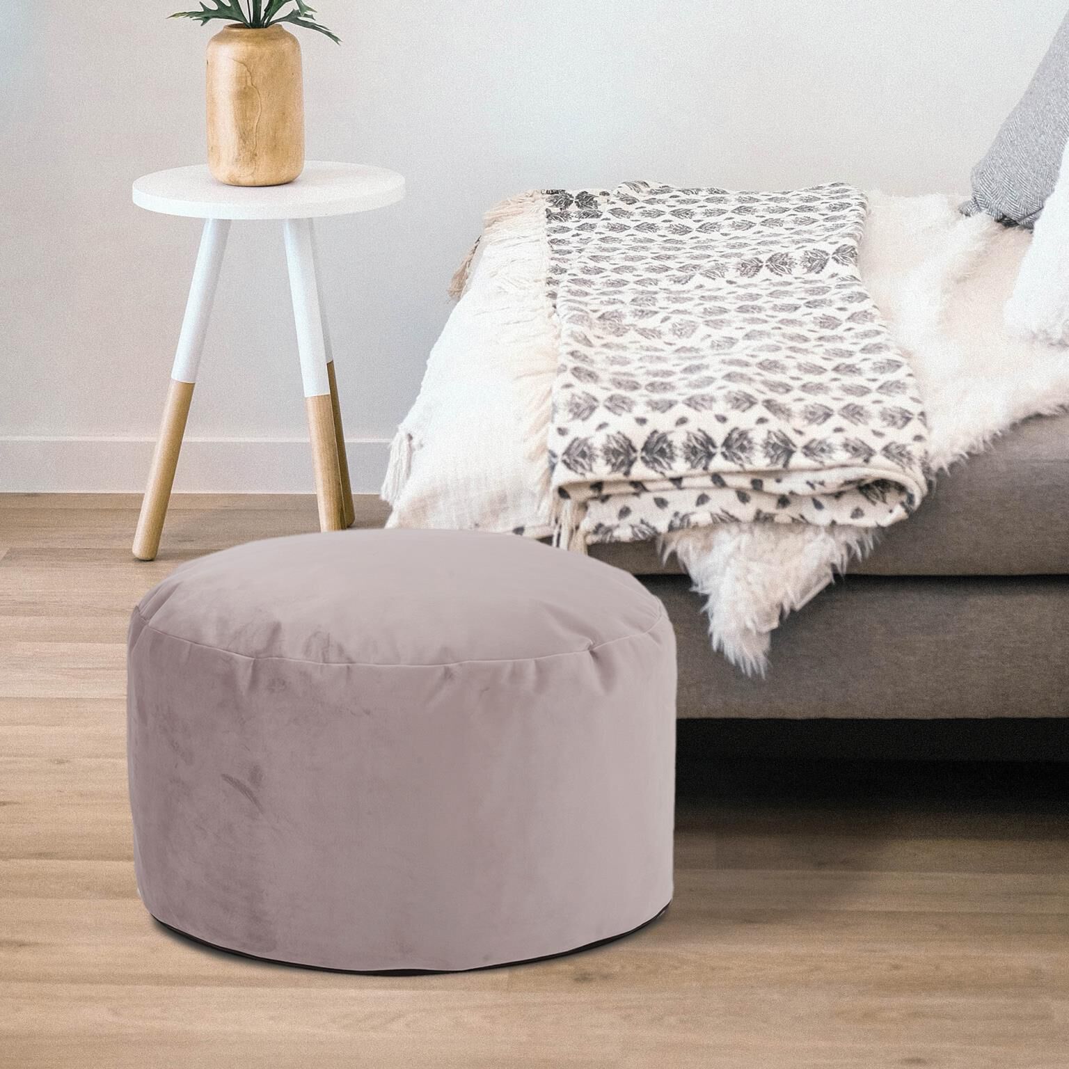 The Bella Pouf Ottoman by Howard Elliott Collection