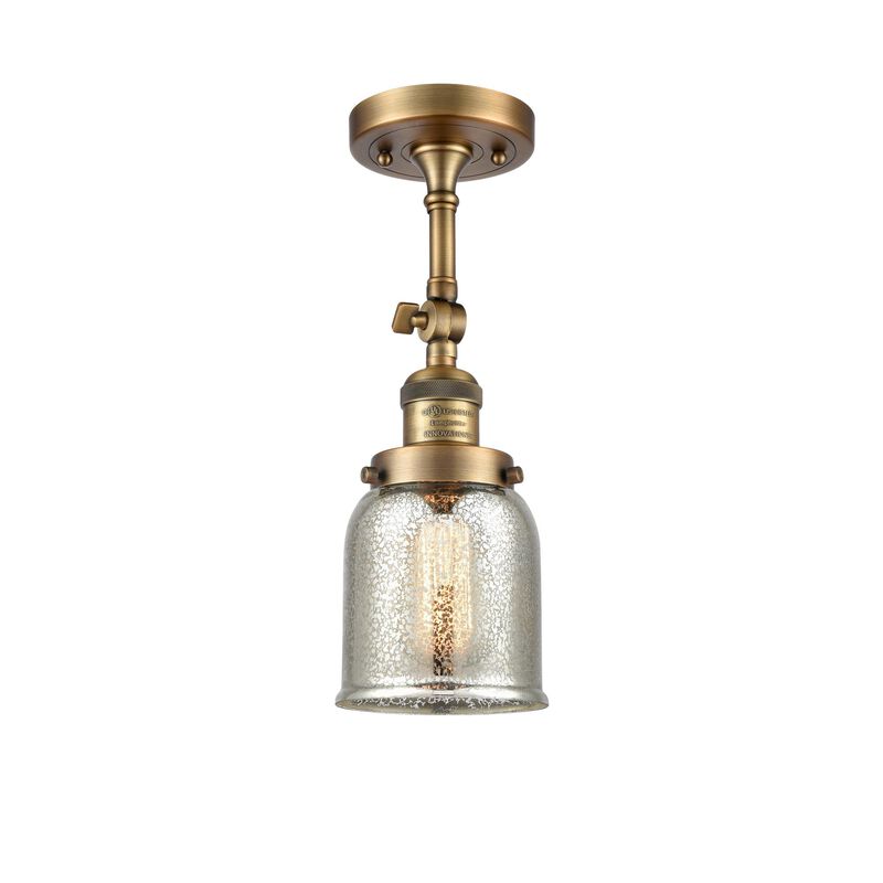 Bruno Marashlian Small Bell 5 Inch 1 Light Semi Flush Mount by Innovations Lighting