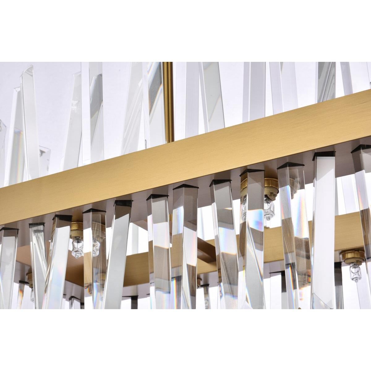 Serephina 30 Inch 16 Light Linear Suspension Light by Elegant Lighting