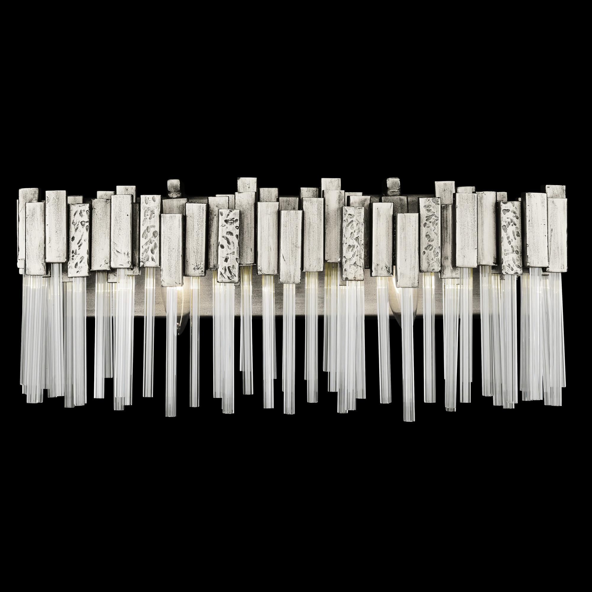 Shown in Silver finish and Clear glass