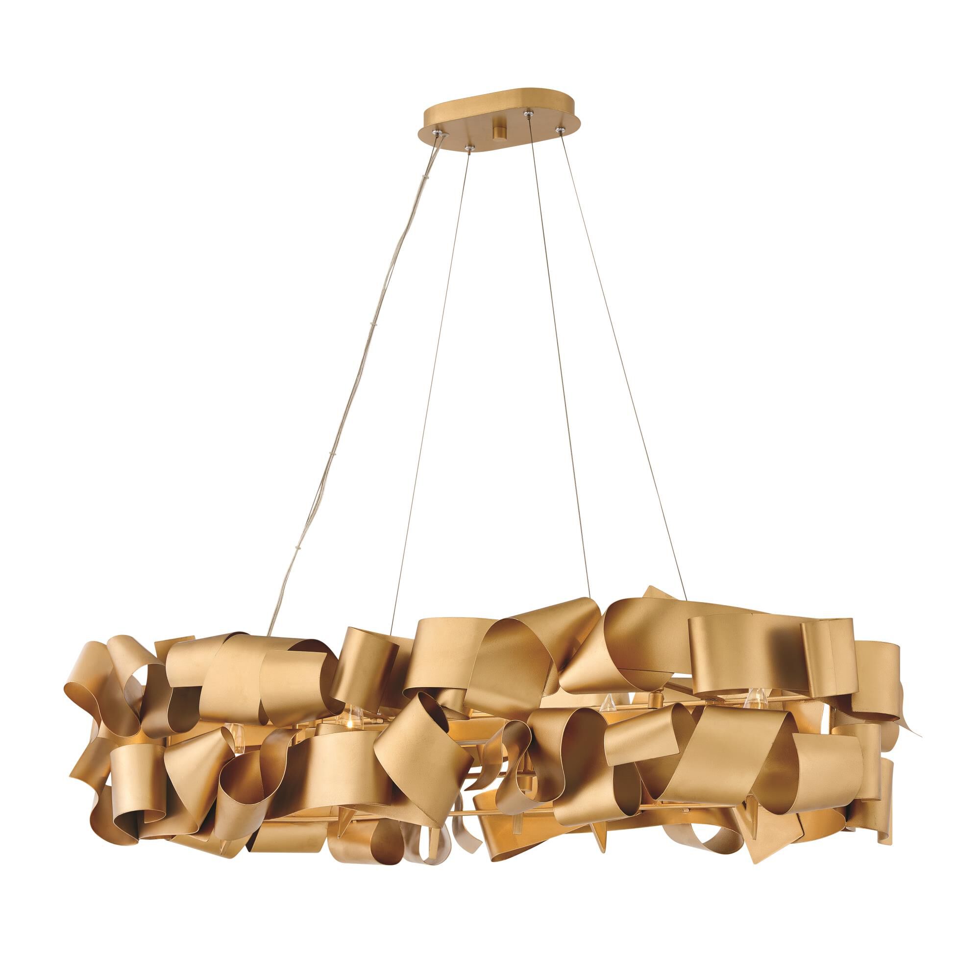 Delfina 40 Inch 6 Light Linear Suspension Light by Fredrick Ramond