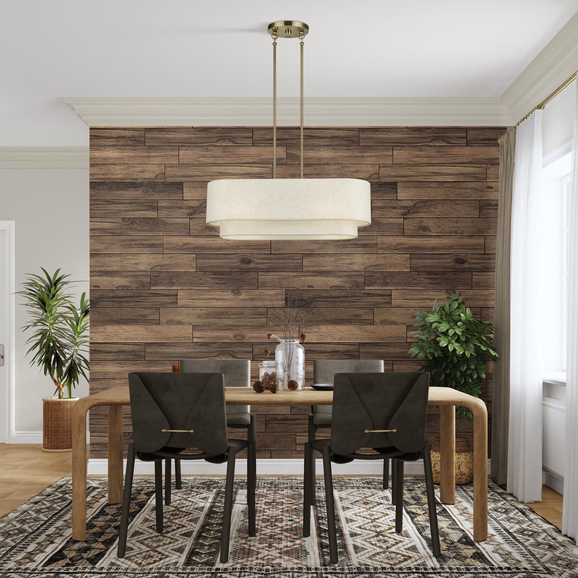 Manorwood 30 Inch Linear Suspension Light by Livex Lighting