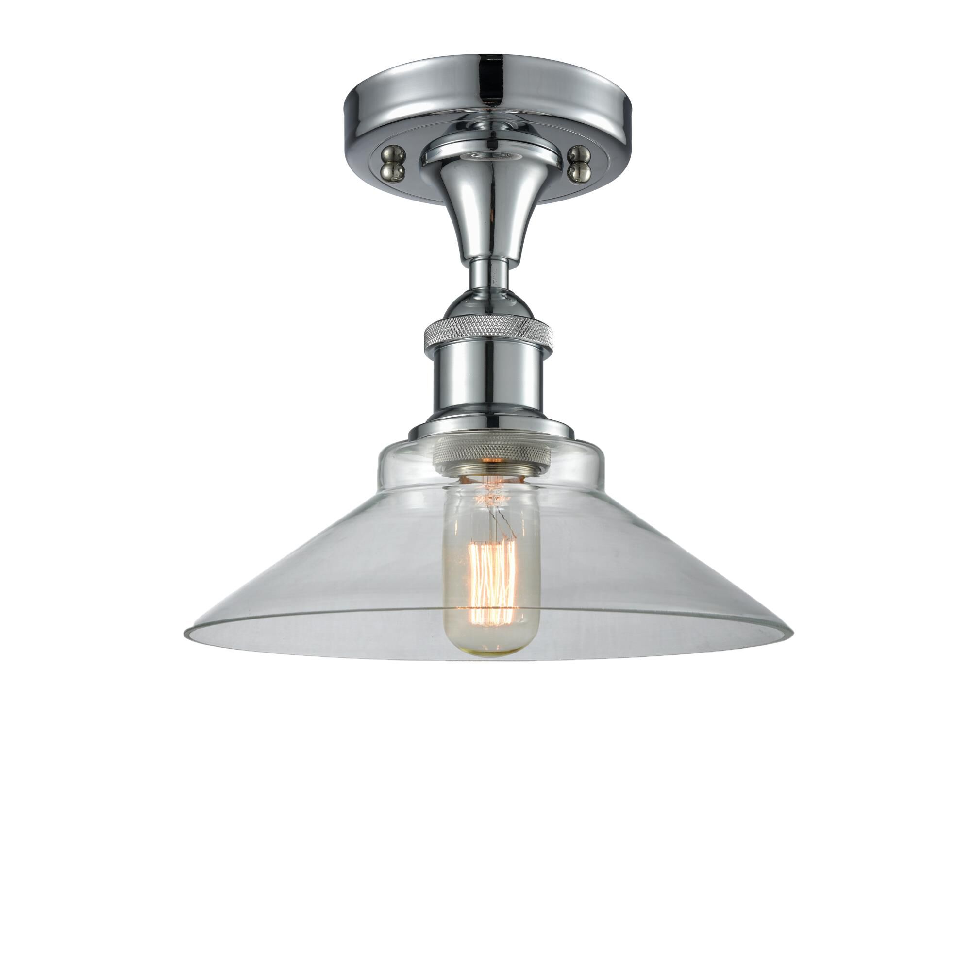 Bruno Marashlian Orwell 9 Inch 1 Light Semi Flush Mount by Innovations Lighting