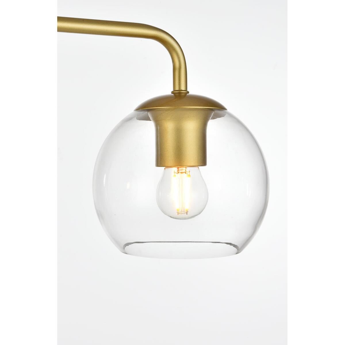 Genesis 37 Inch 4 Light Bath Vanity Light by Elegant Lighting