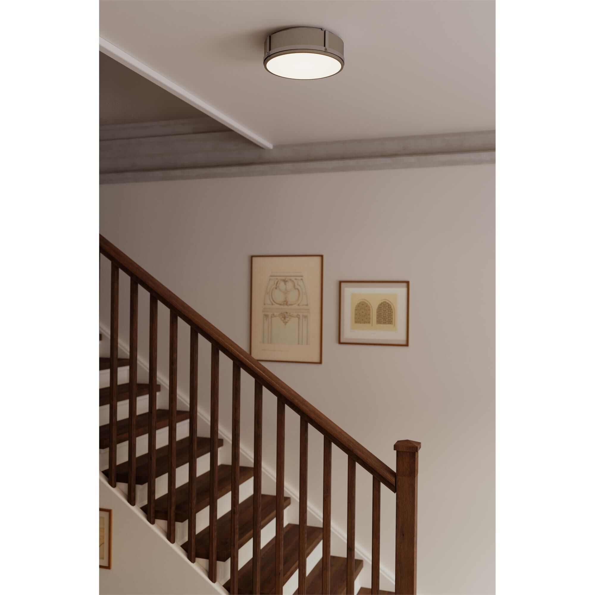 Shown in Chrome and Brushed Nickel finish and Etched Opal glass