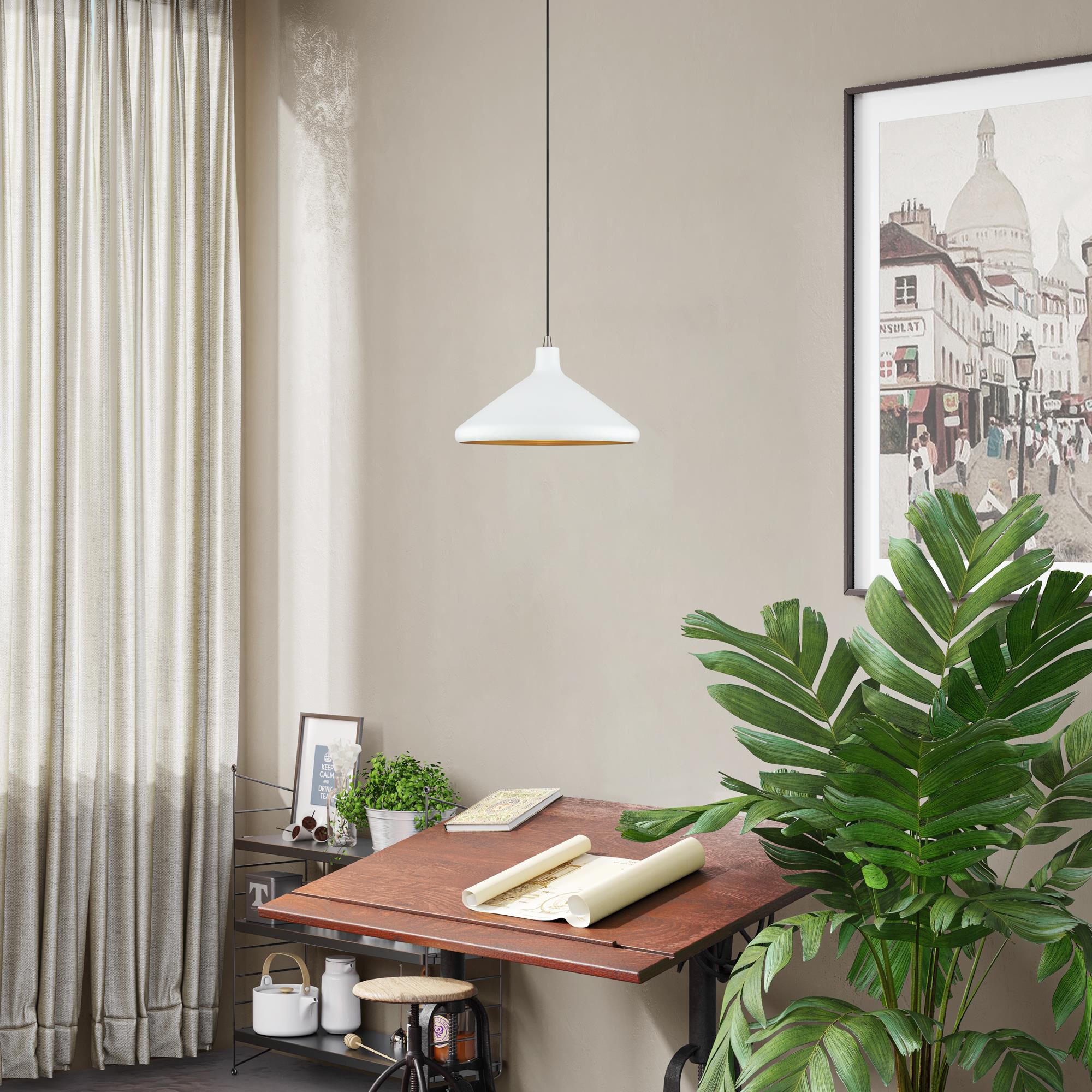 Geneva 15 Inch Large Pendant by Livex Lighting