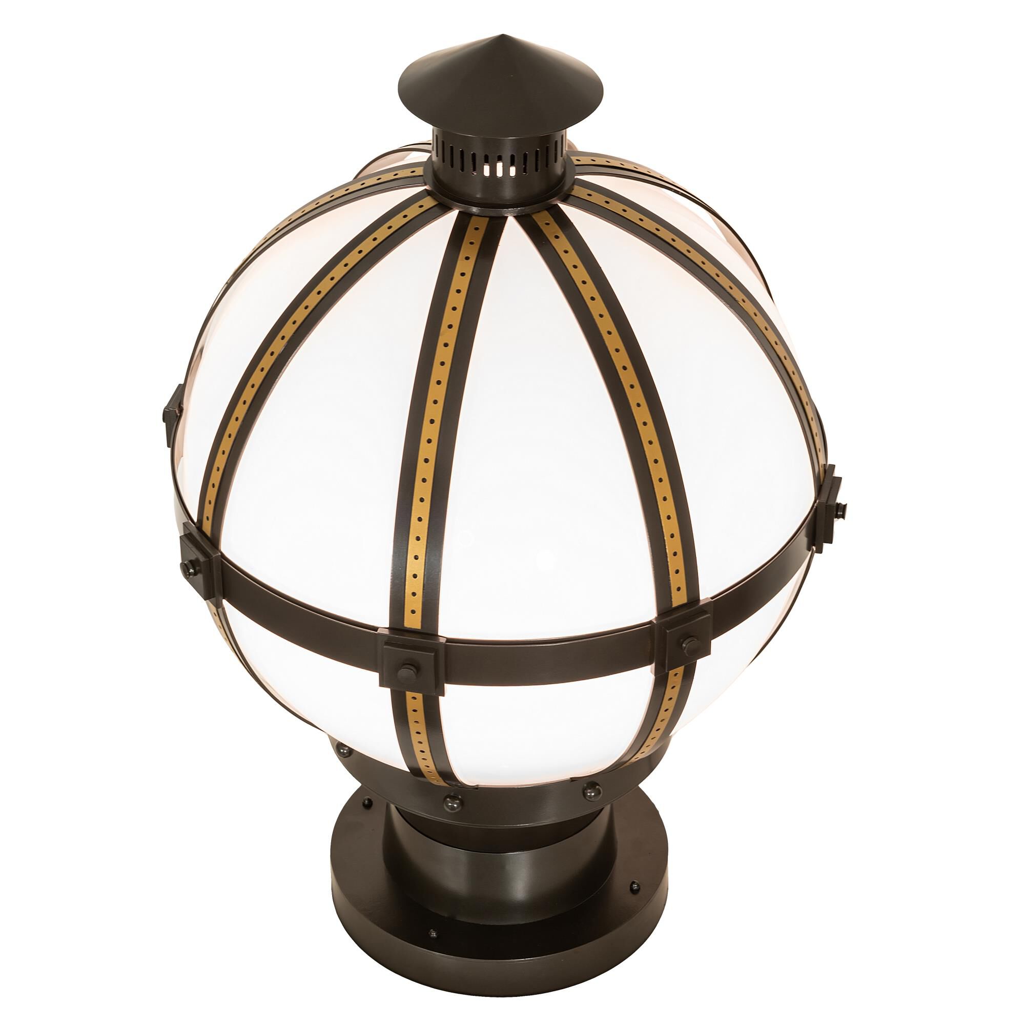 Meyda Lighting Orbital 33 Inch Tall Outdoor Pier Lamp