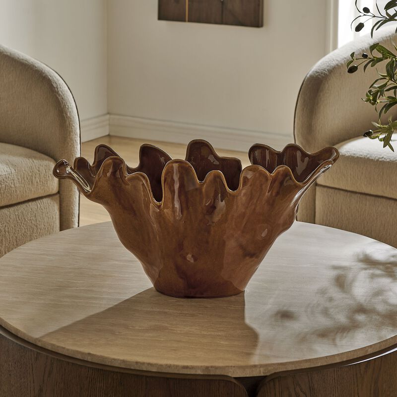 Amber Tide Bowl by Uttermost