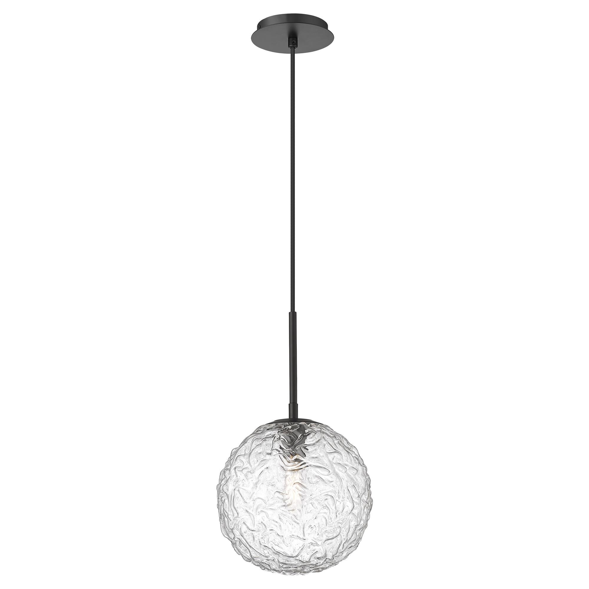 Shown in Matte Black finish and Clear shade