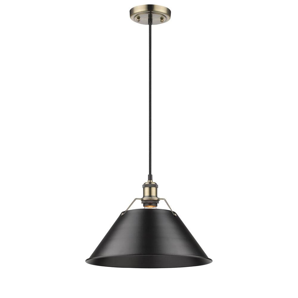 Orwell 14 Inch Large Pendant by Golden Lighting
