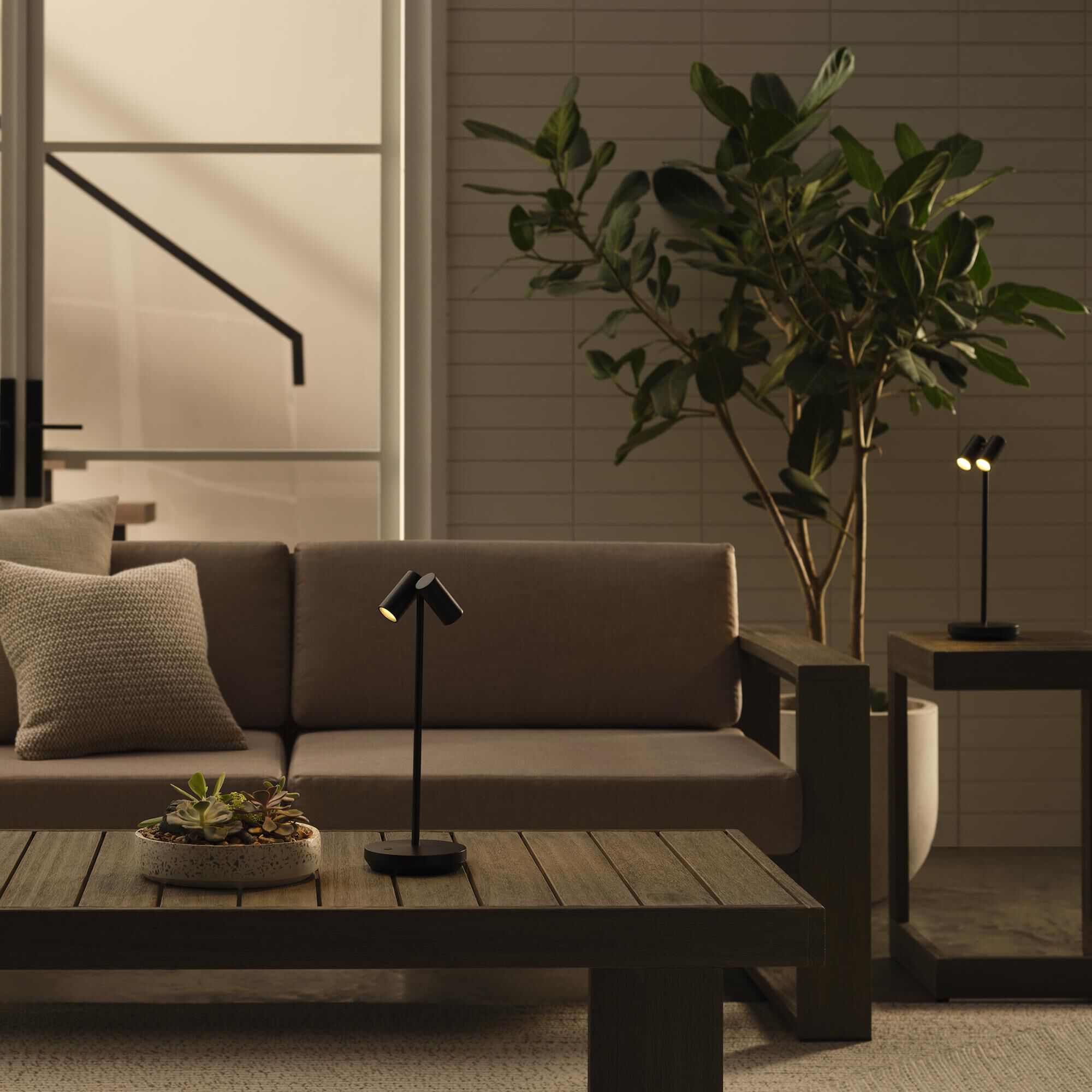 Shown in Black finish and Fluted glass