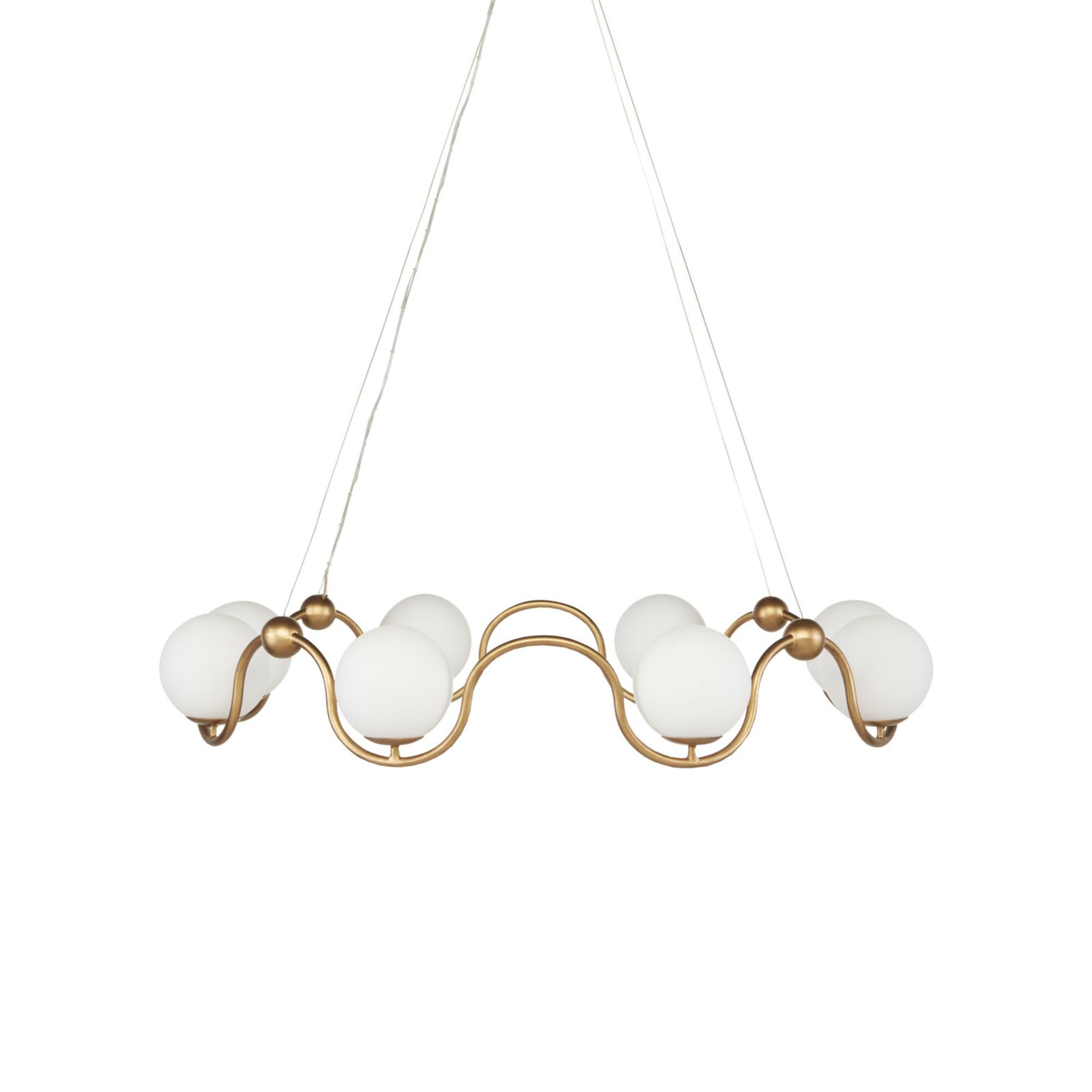 Equilibrium 38 Inch 8 Light Chandelier,
