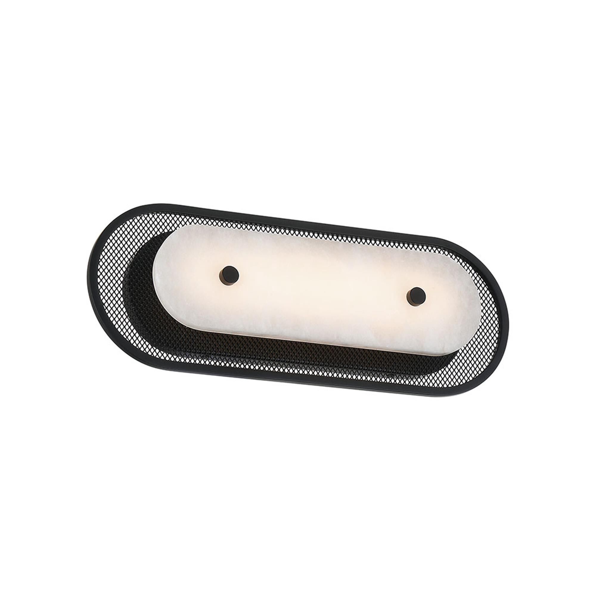 Shown in Black finish and Alabaster glass