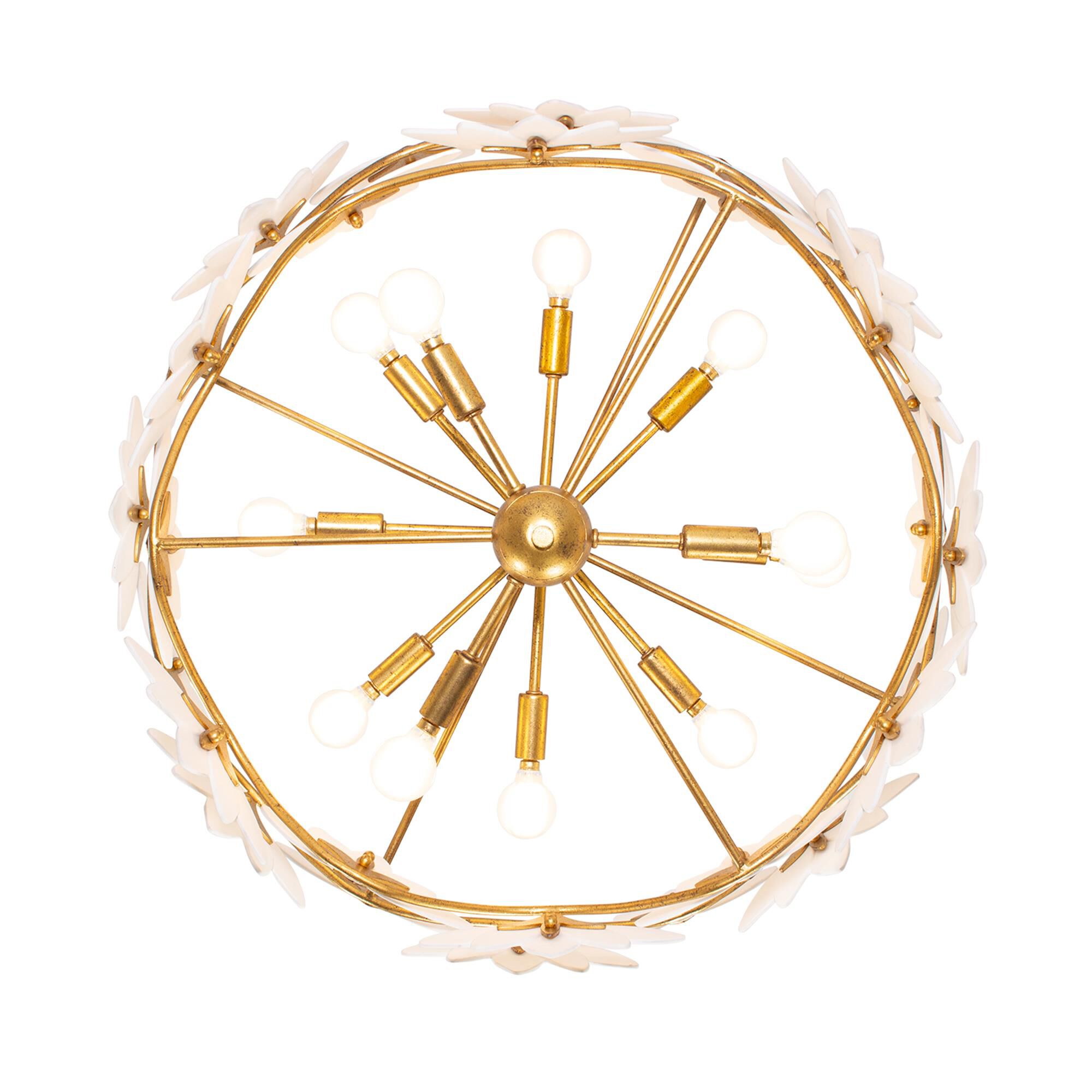 Shown in Oxidized Gold Leaf finish