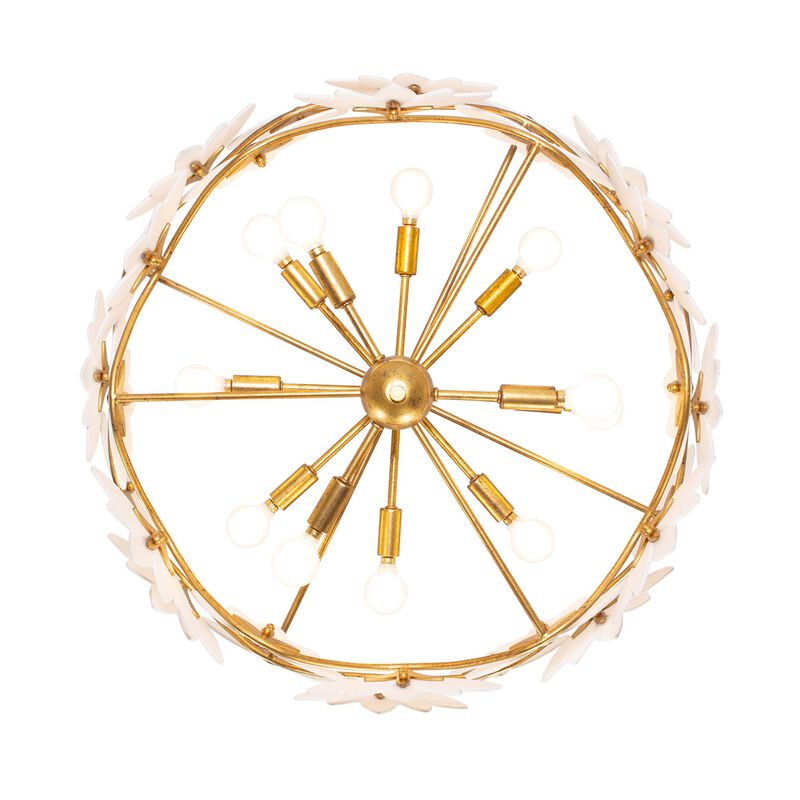 Bloom 28 Inch Chandelier by Kalco Lighting