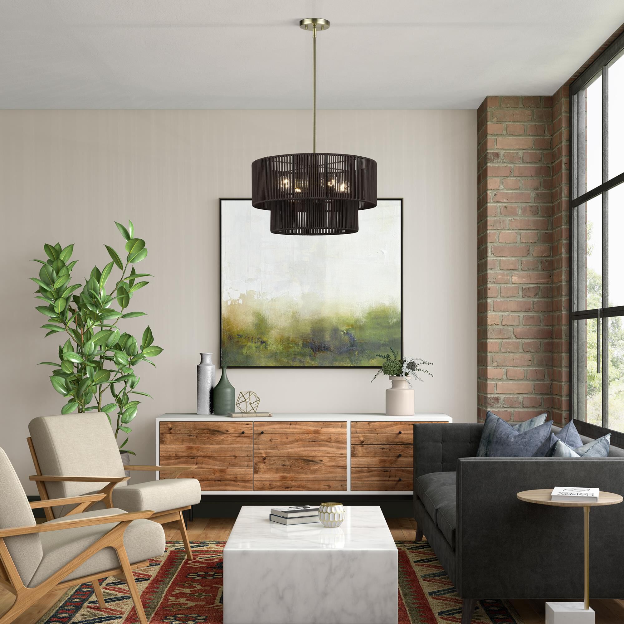 Acordia 20 Inch Large Pendant by Livex Lighting