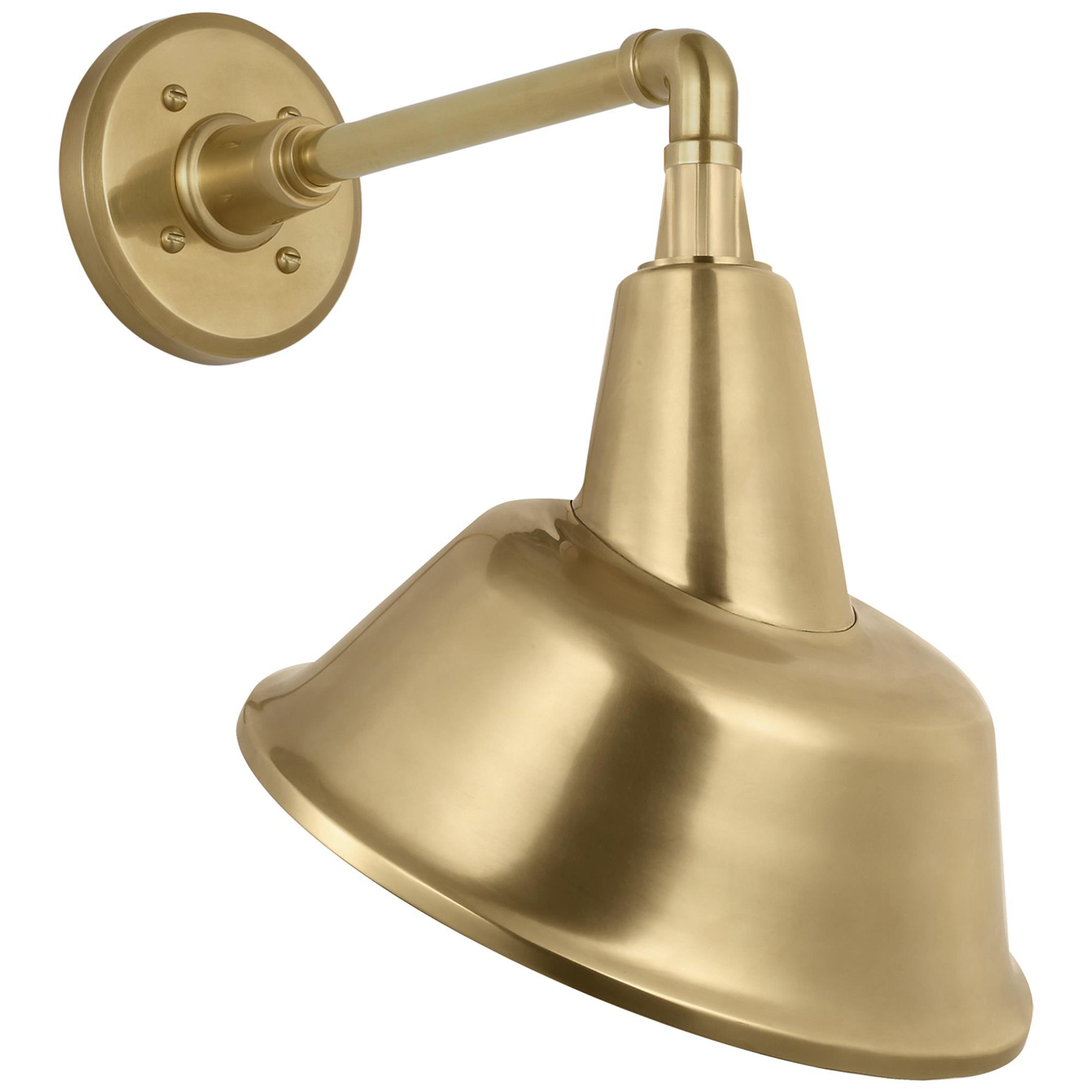 Shown in Hand-Rubbed Antique Brass finish and Hand-Rubbed Antique Brass Bowers shade
