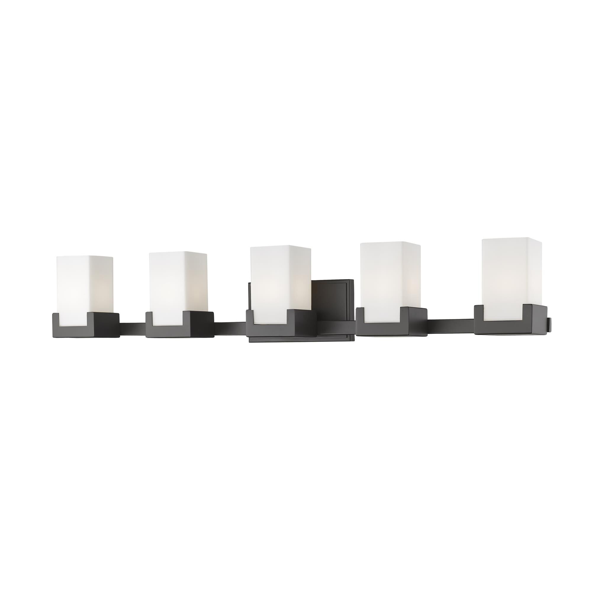Shown in Bronze finish and Glass shade