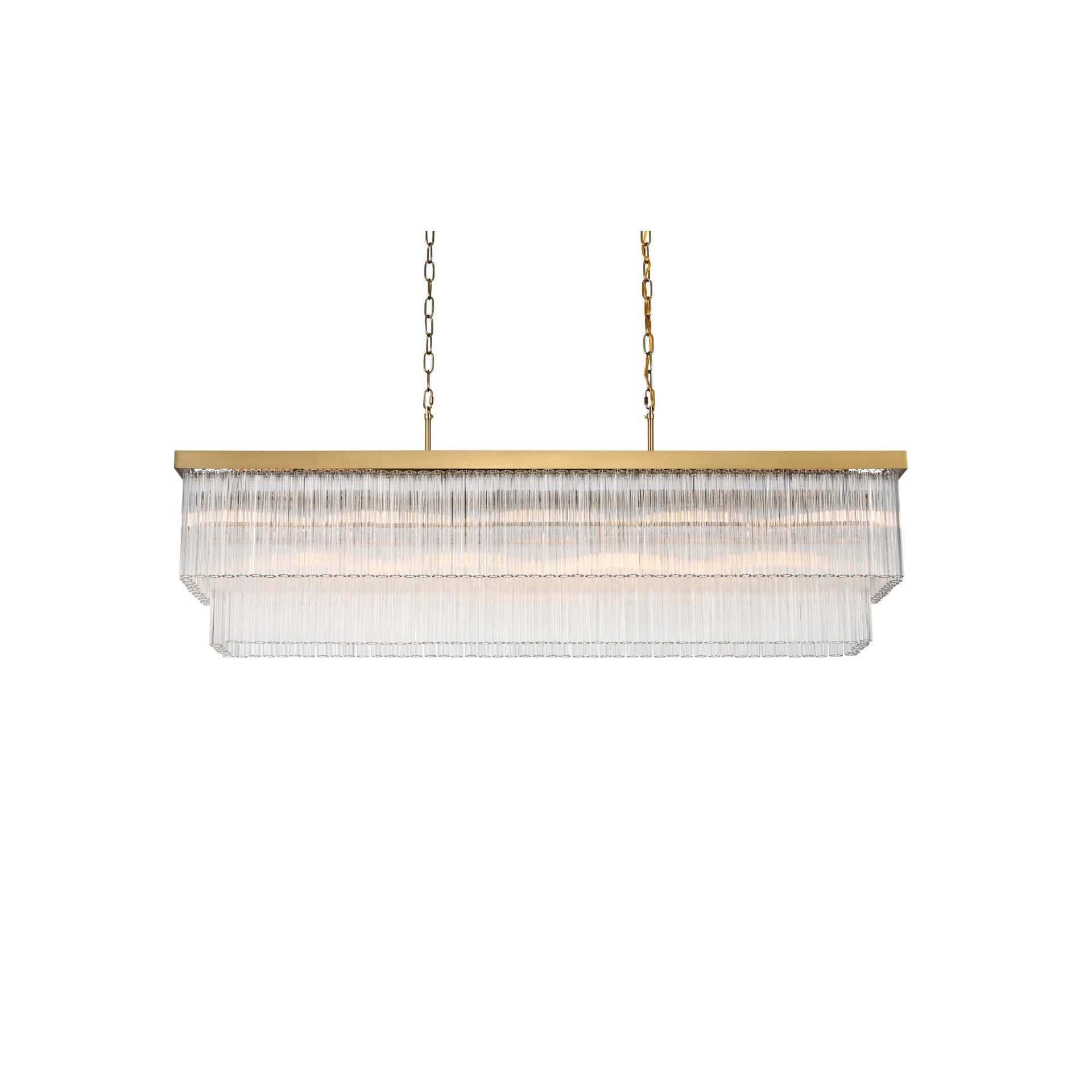 Harlow 53 Inch Linear Suspension Light by Elegant Lighting