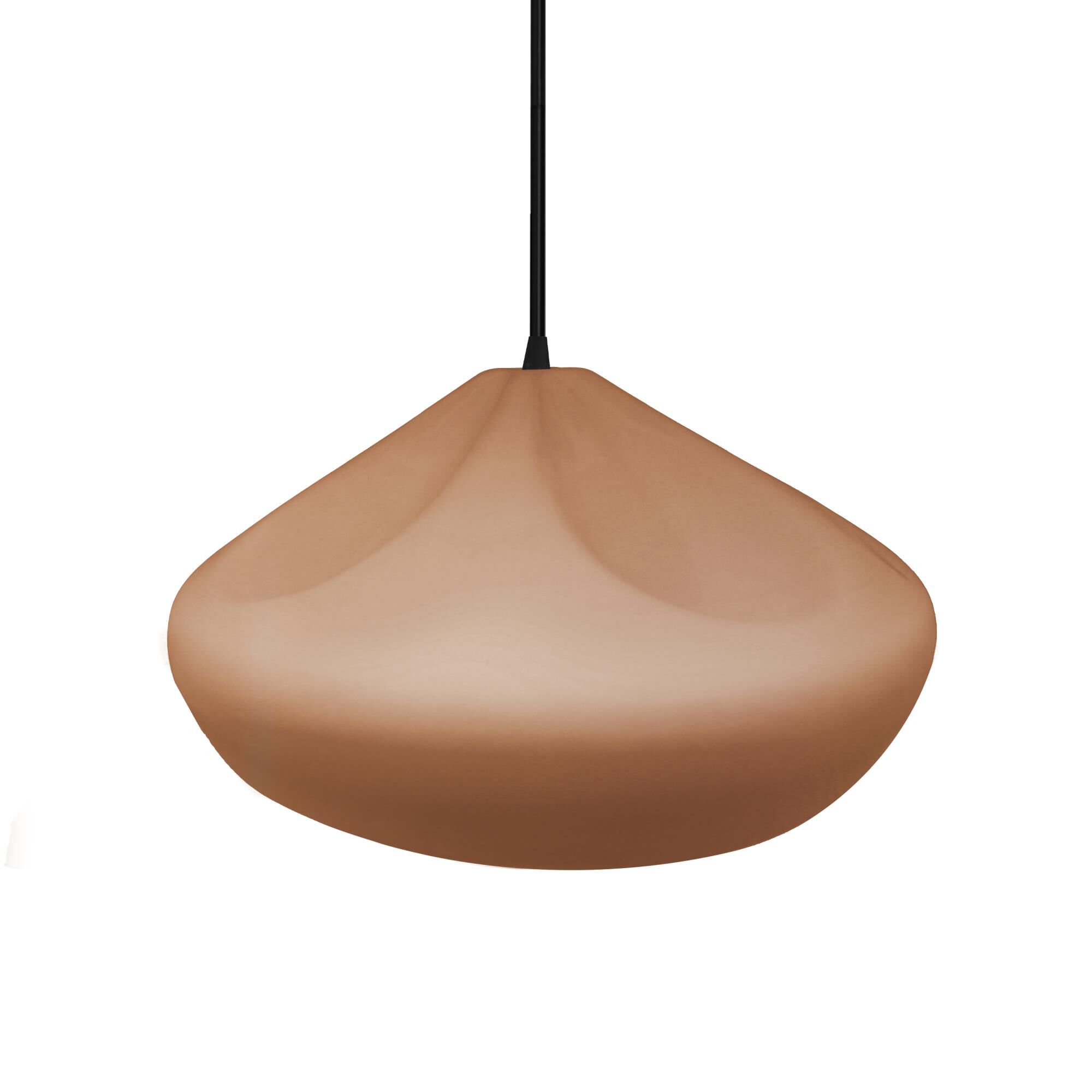 Shown in Matte Black finish and Adobe shade