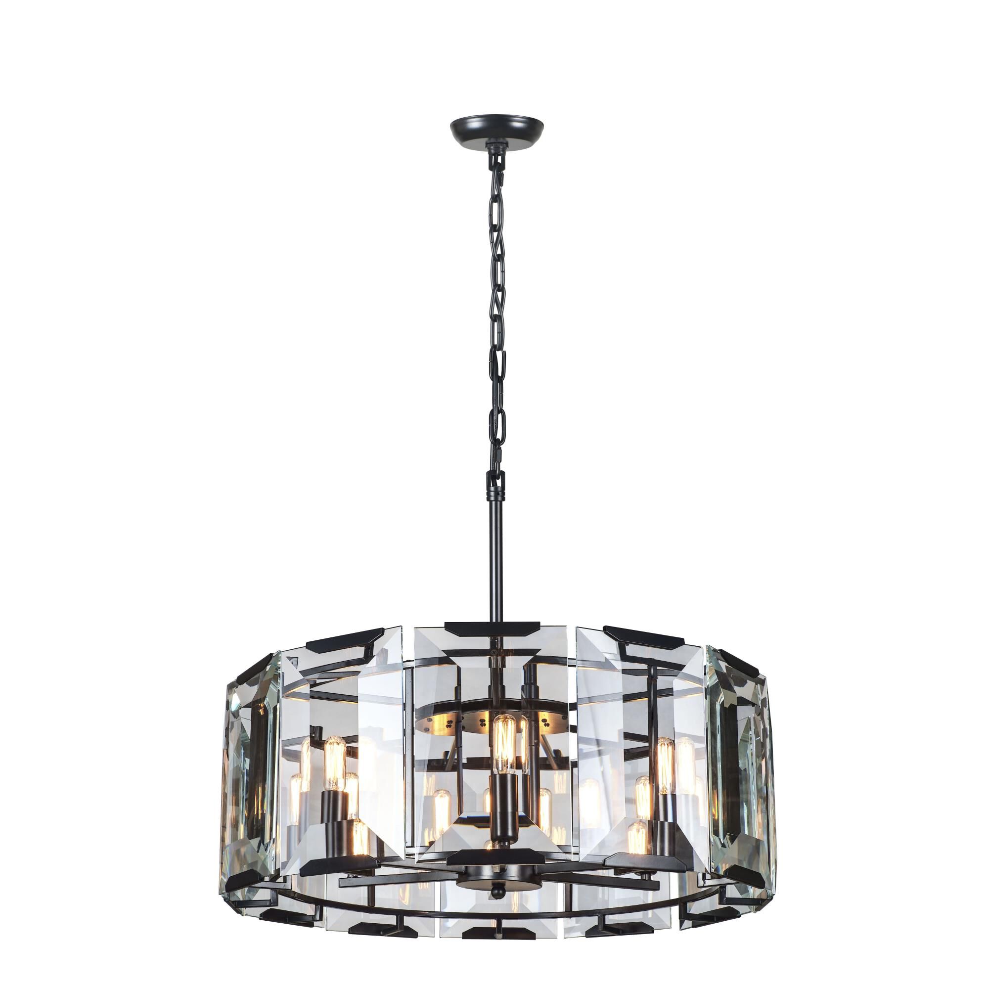 Urban Classic Monaco 26 Inch 6 Light Chandelier by Elegant Lighting