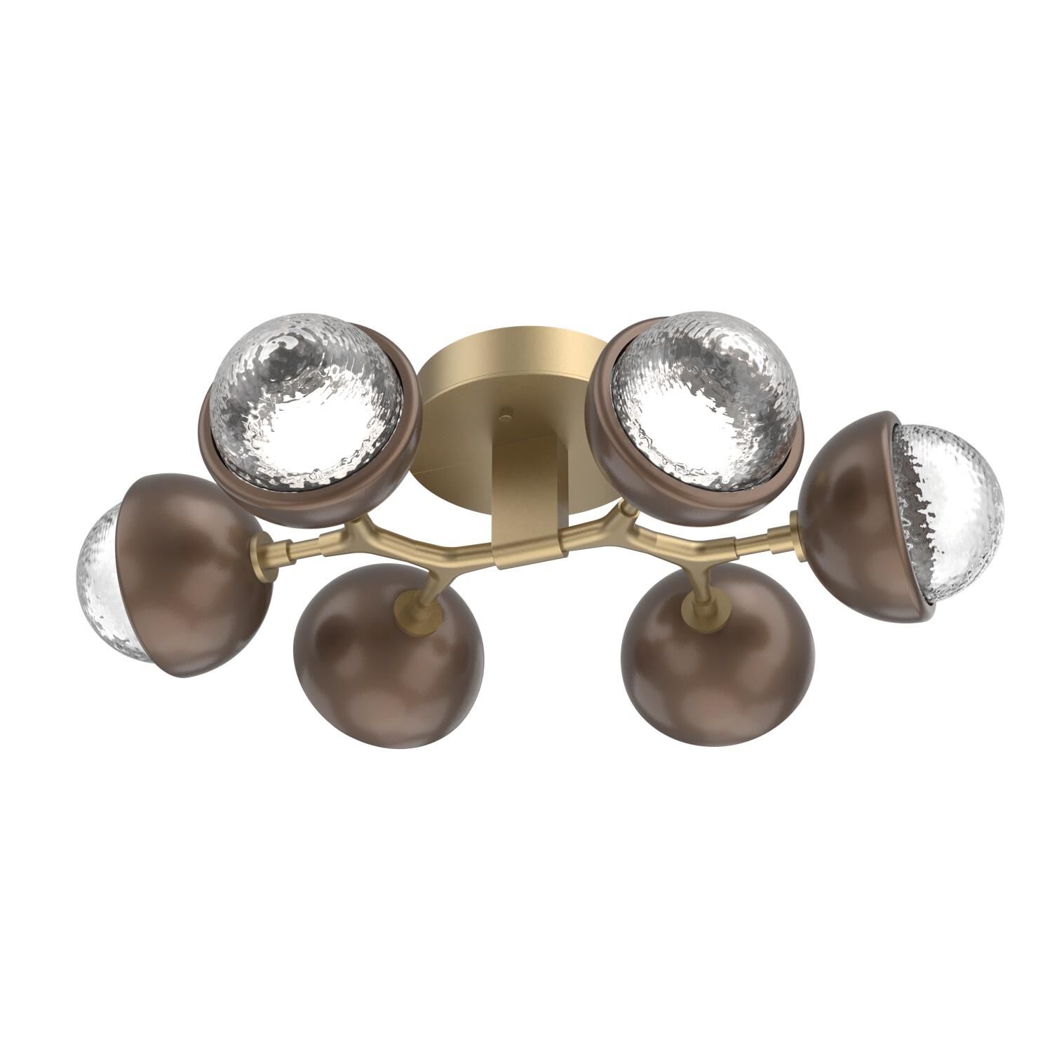 Levi Wilson Cabochon 27 Inch Flush Mount by Hammerton Studio