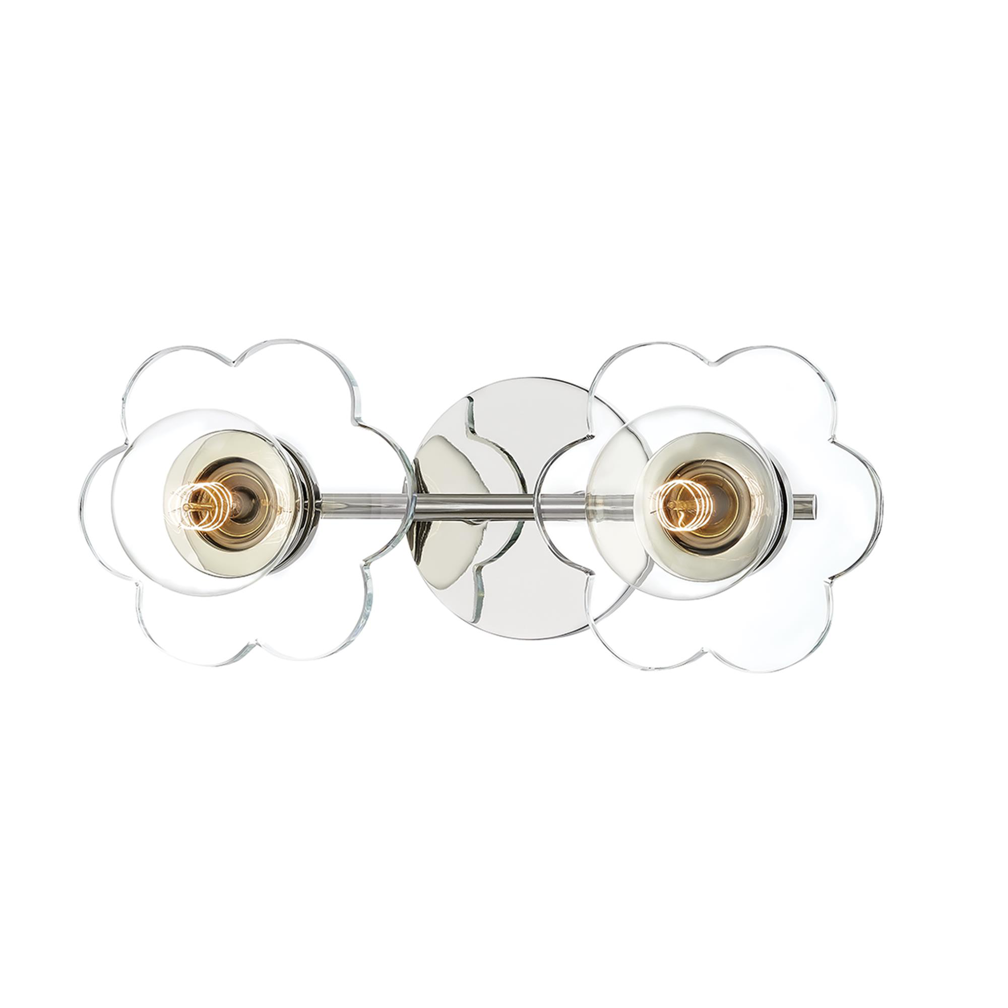 Alexa 14 Inch 2 Light Bath Vanity Light,