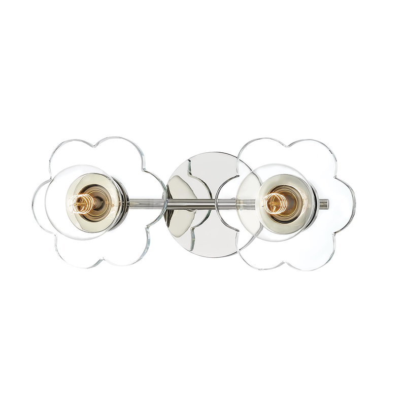 Alexa 14 Inch 2 Light Bath Vanity Light by Mitzi