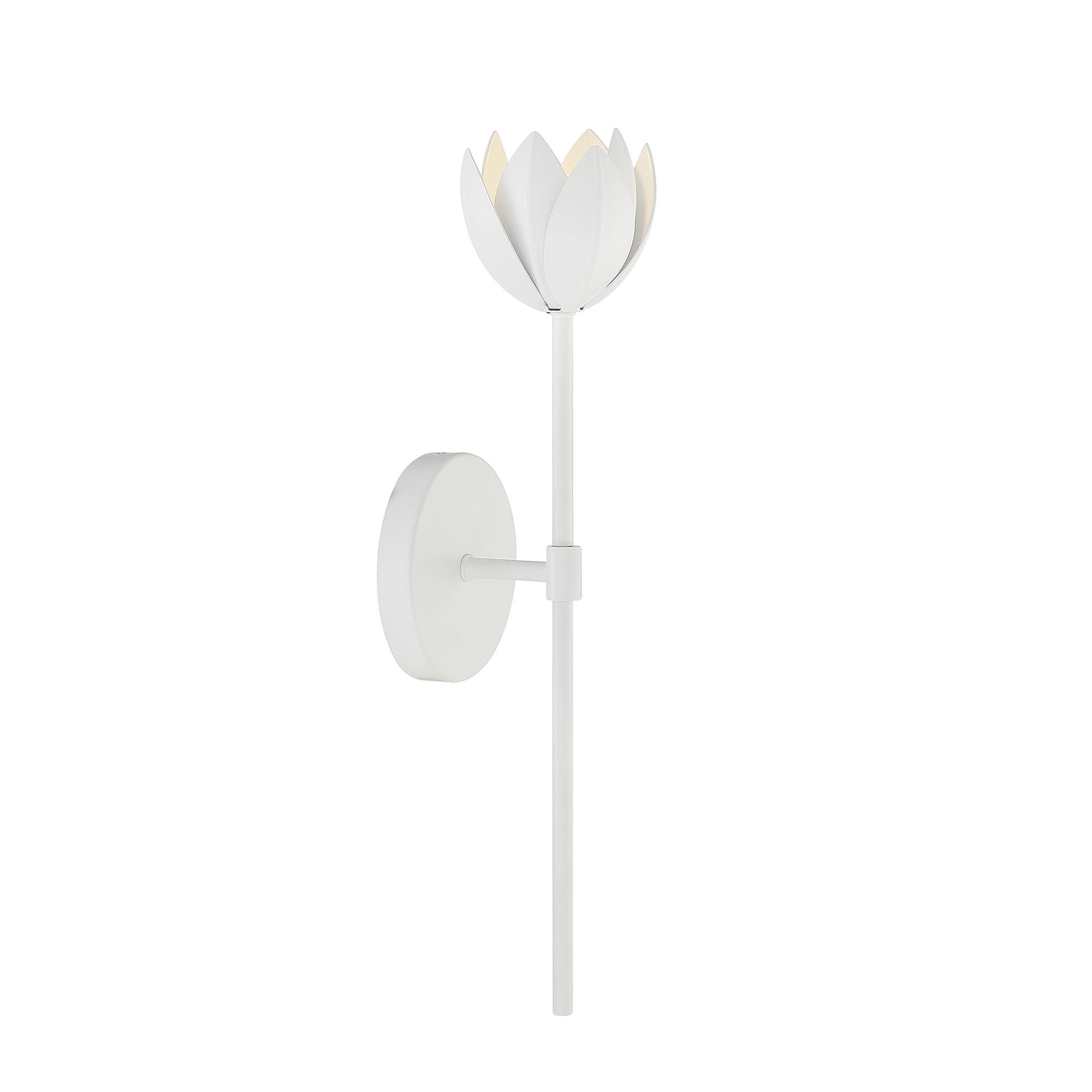 Shown in White finish