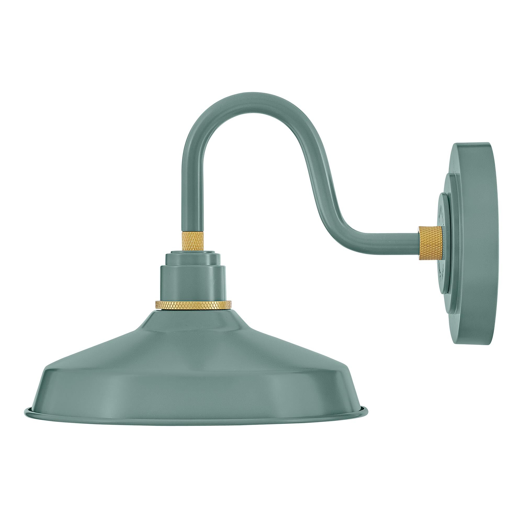 Shown in Sage Green with Brass Accents finish