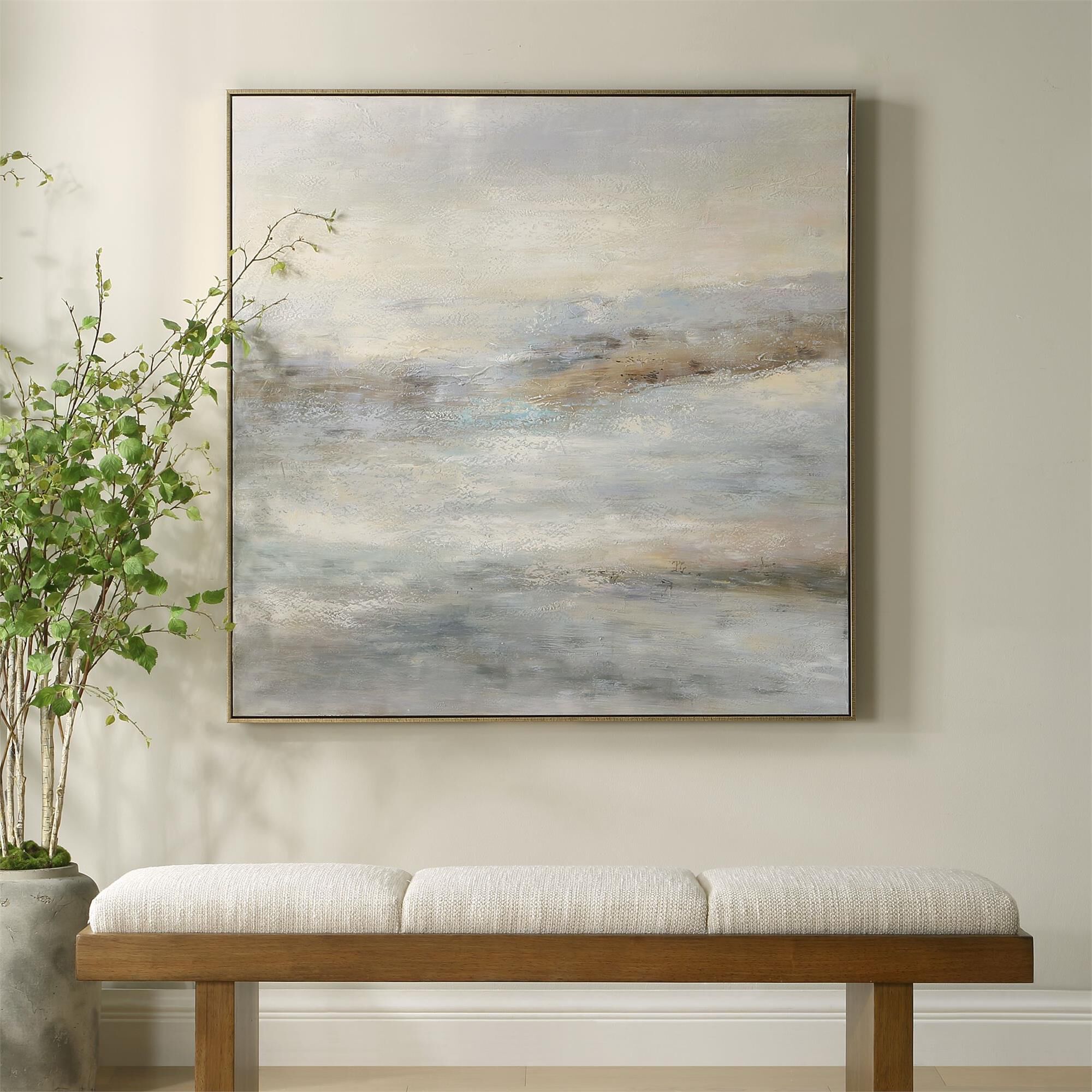 Shown in Soft Cream, Muted Charcoal and Deep Beige finish