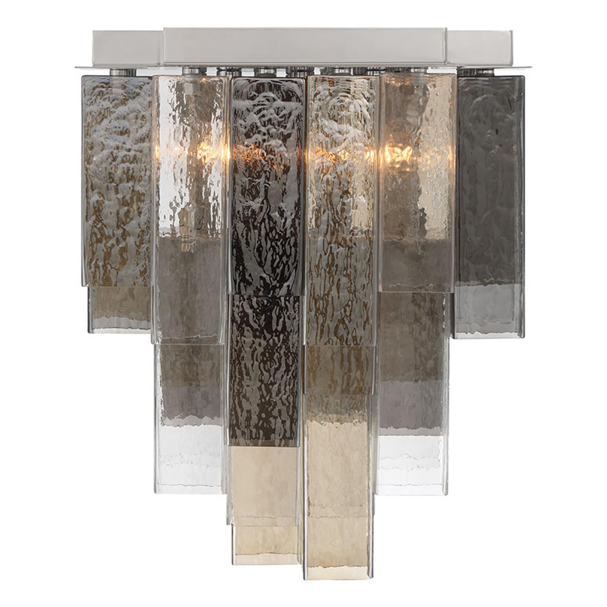Shown in Chrome finish and Mixed glass