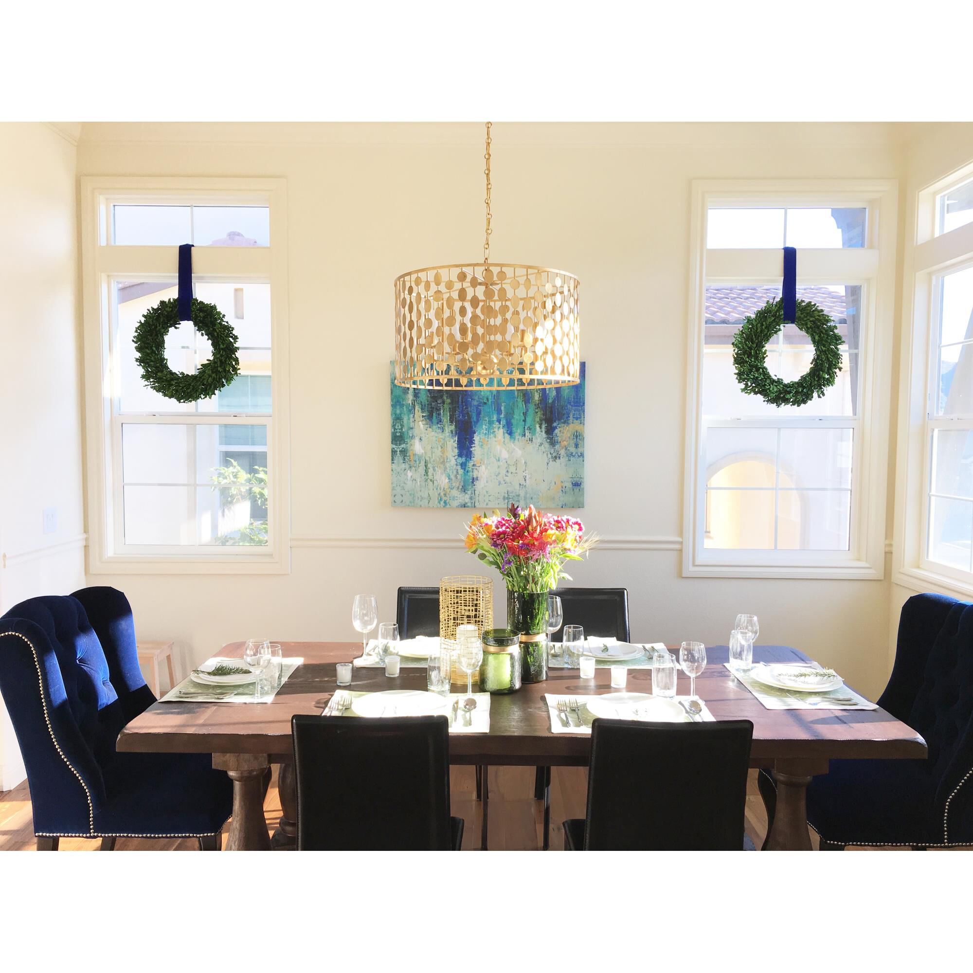 Layla 23 Inch Large Pendant by Crystorama