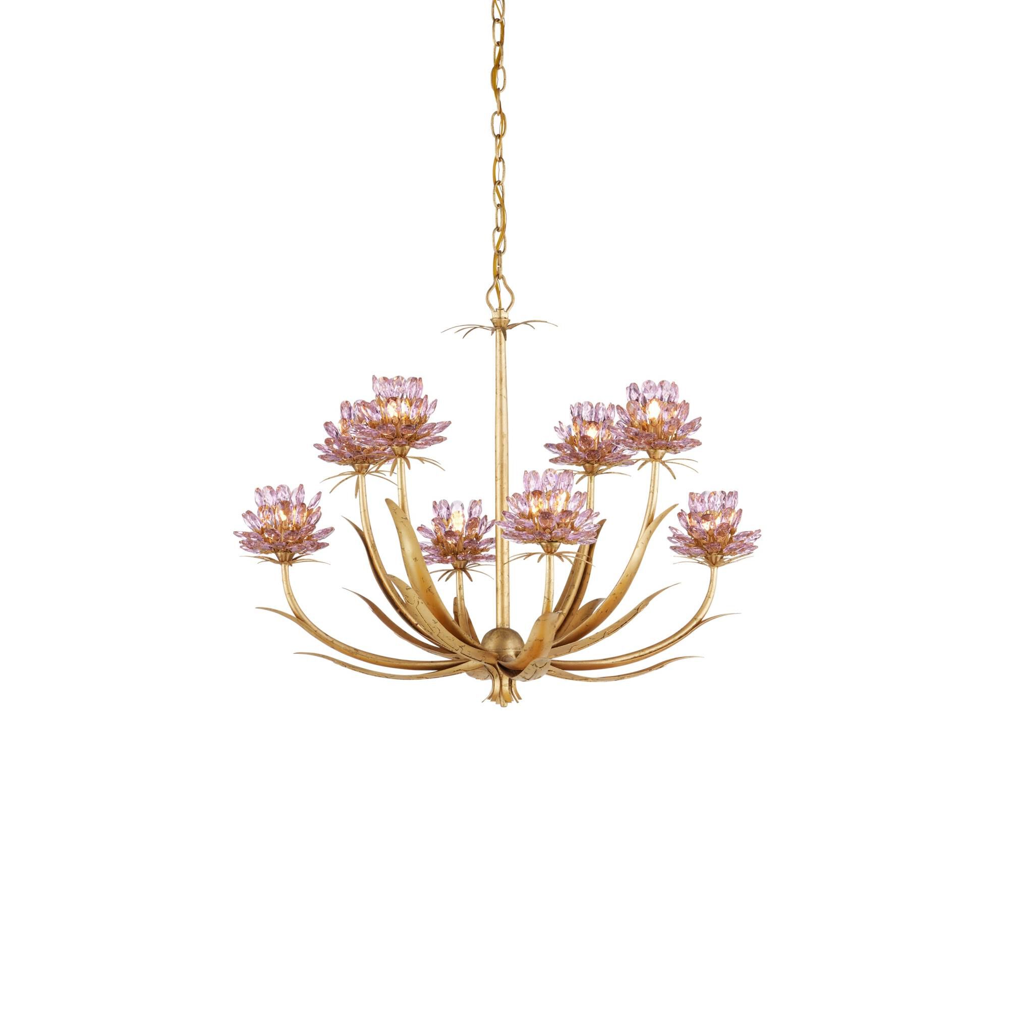 Shown in Pink and Dutch Gold Leaf finish