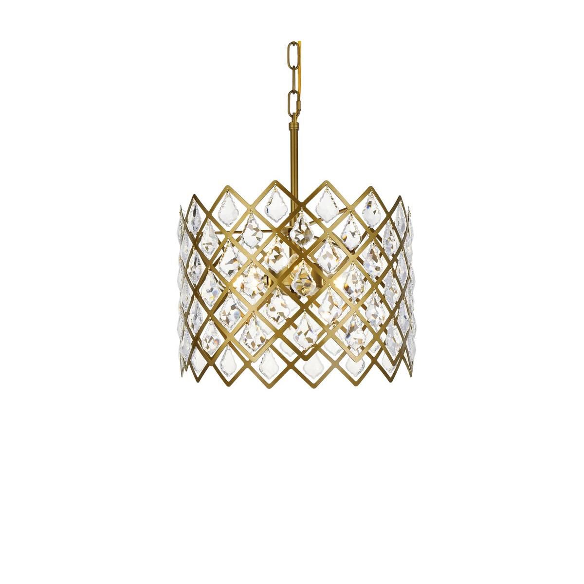 Lyla 13 Inch Large Pendant by Elegant Lighting