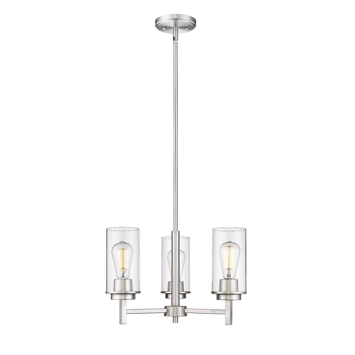 Janna 18 Inch 3 Light Mini Chandelier by Millennium Lighting