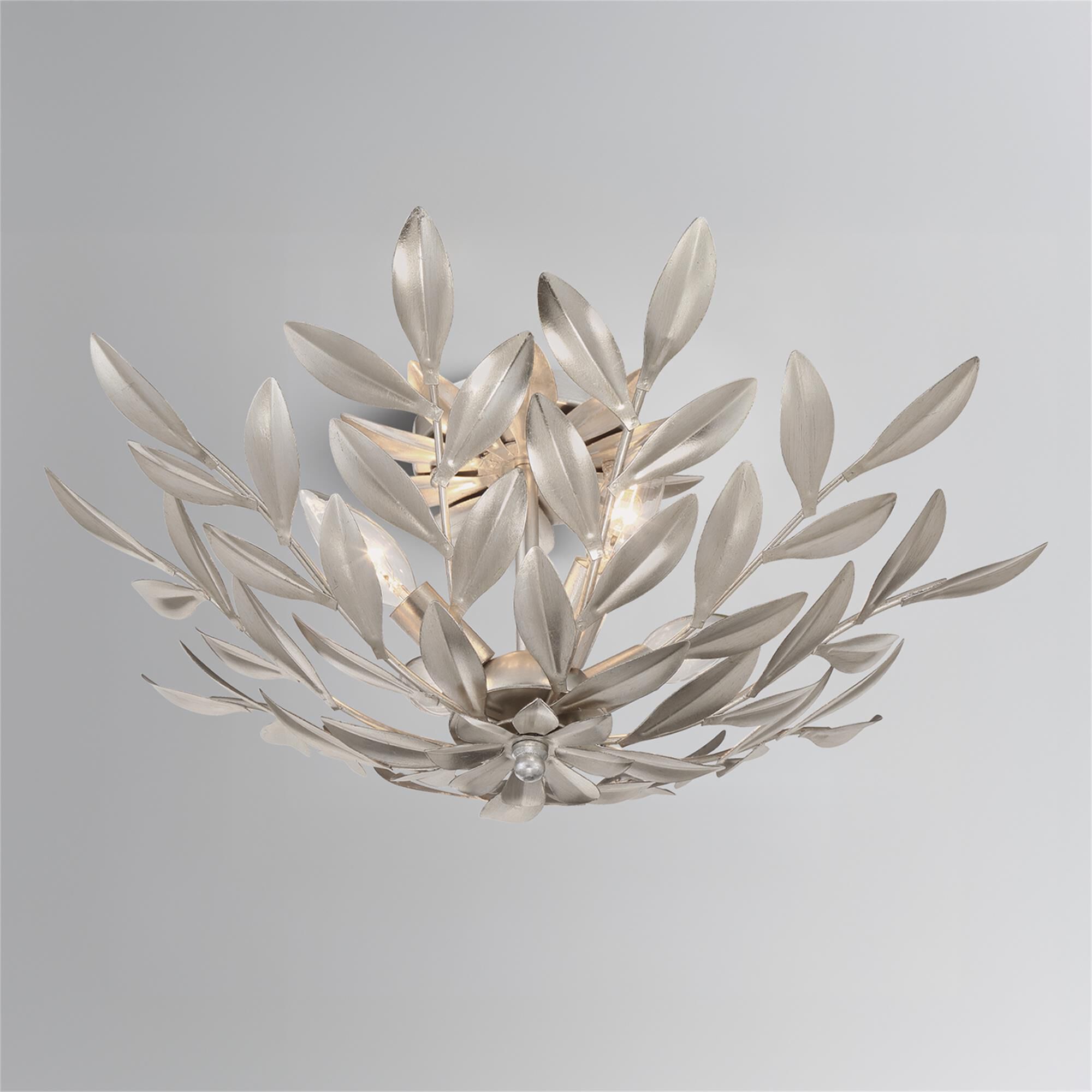 Shown in Antique Silver finish