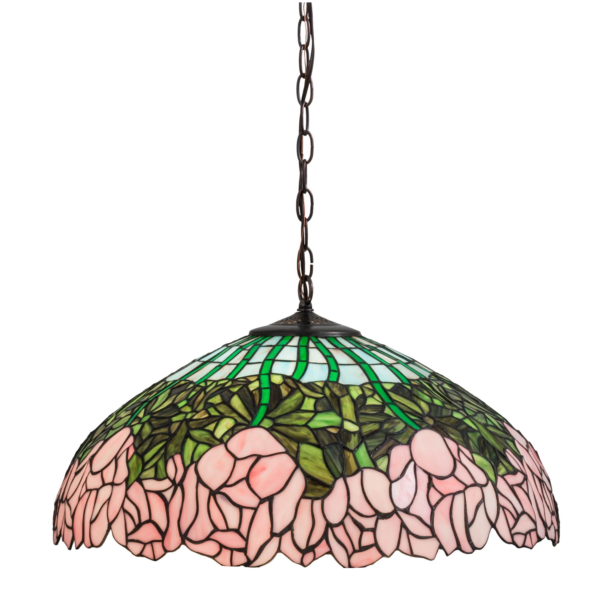 Cabbage Rose 22 Inch Large Pendant by Meyda Lighting