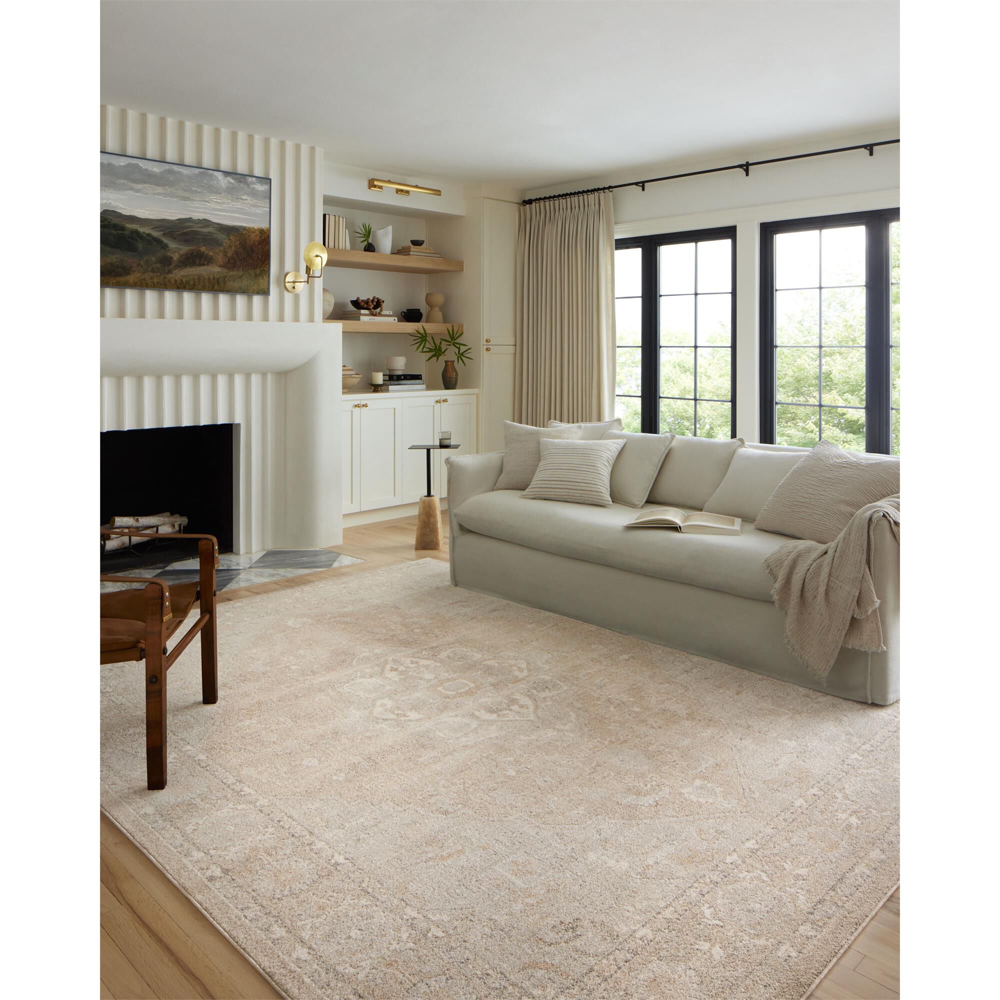 Odette Power Woven Area Rug,