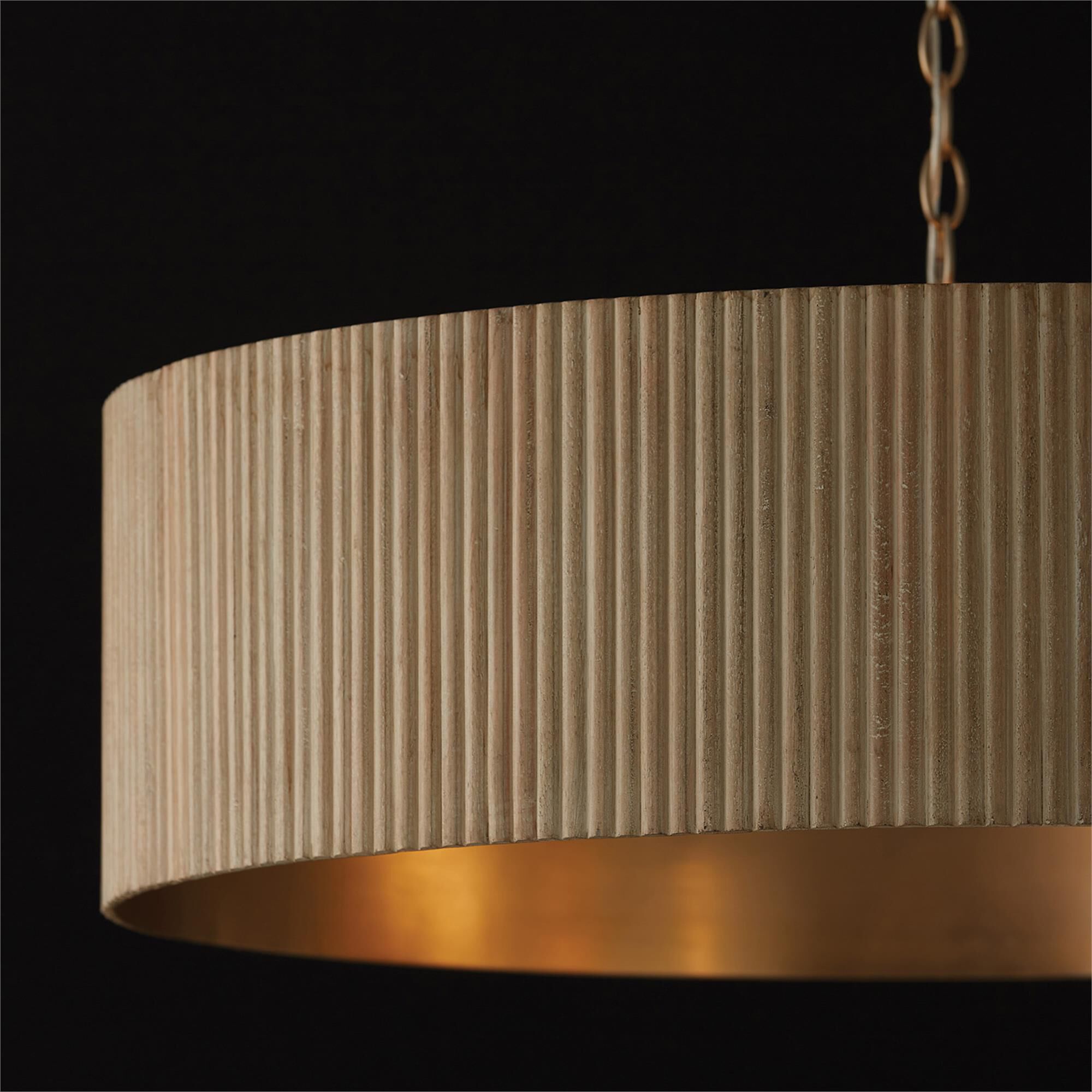 Shown in White Wash And Matte Brass finish