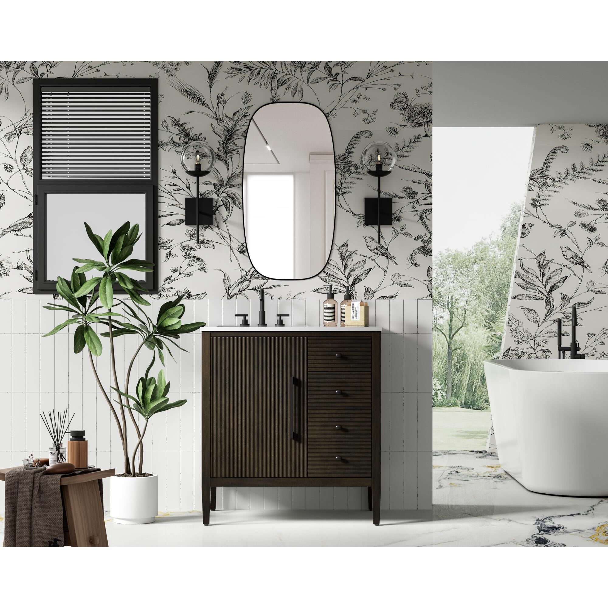 Blakely 32 Inch Bath Vanity by Elegant Dcor