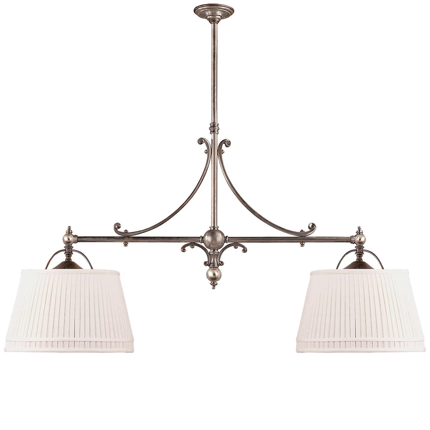 Chapman & Myers Sloane Street Shop Light 54 Inch 4 Light Linear Suspension Light by Visual Comfort Signature Collection