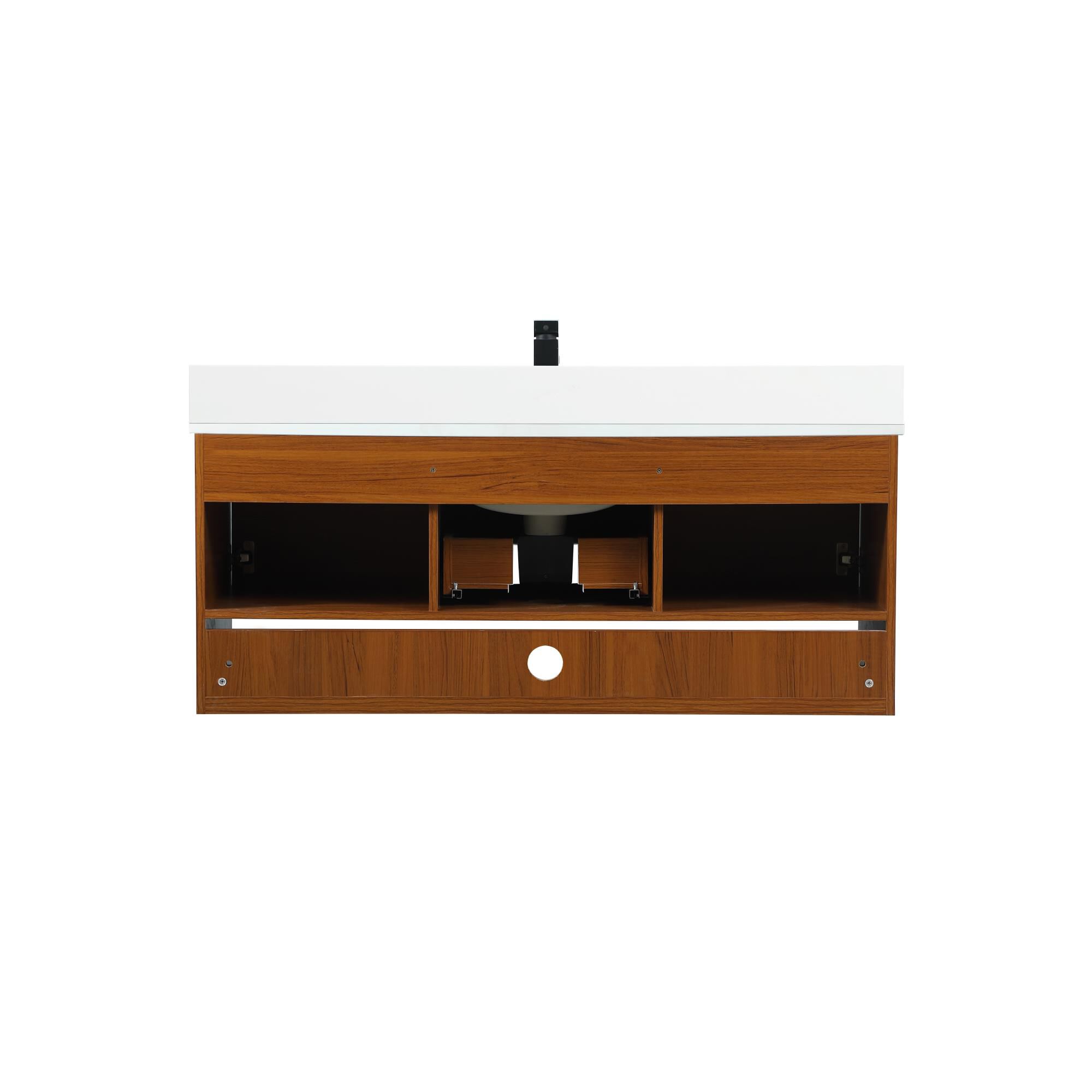 Shown in Teak finish