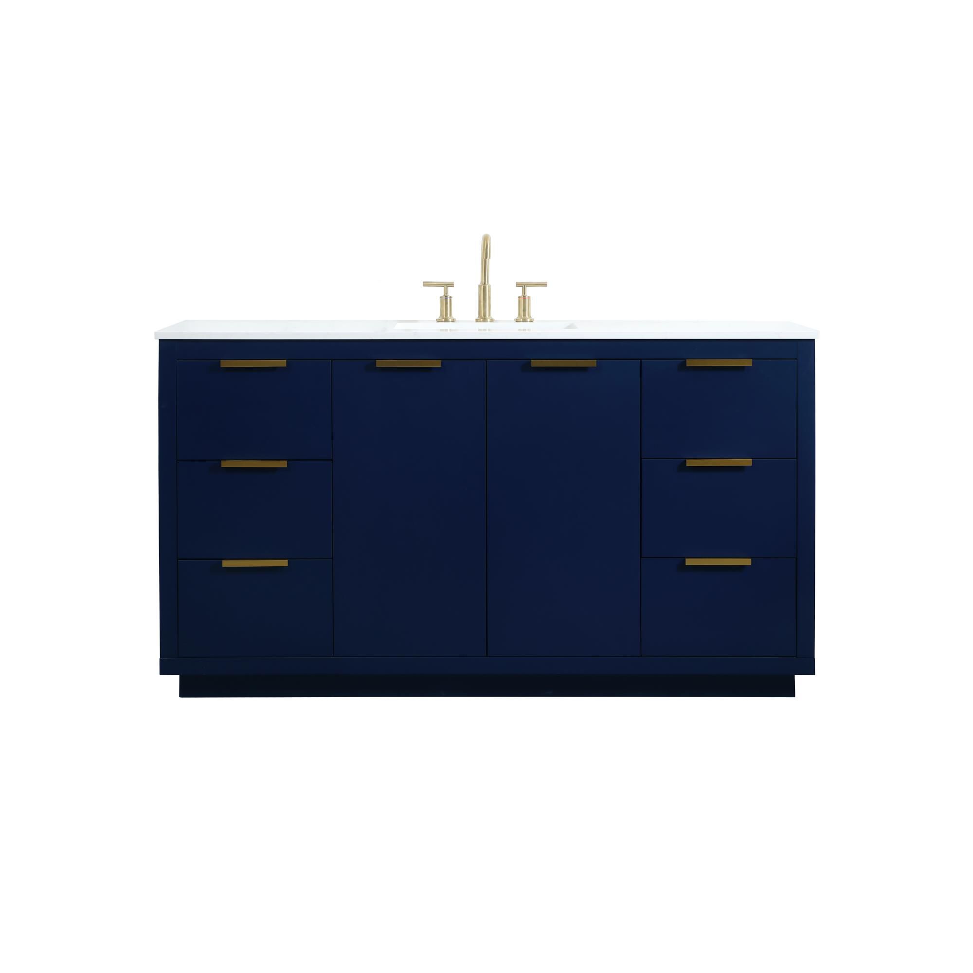 Shown in Blue finish